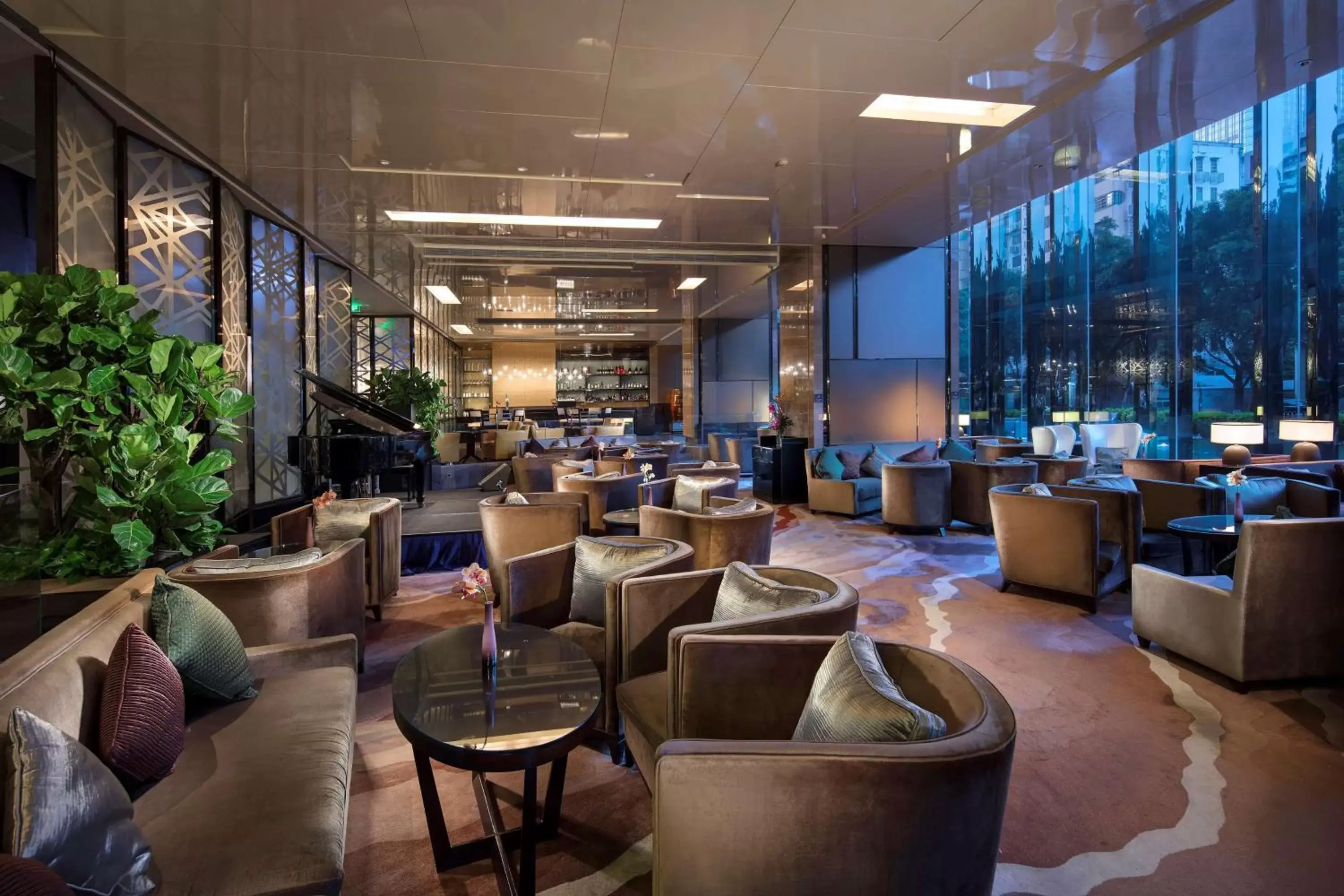 Lobby or reception in Hilton Guangzhou Tianhe Lobby or reception in Hilton Guangzhou Tianhe