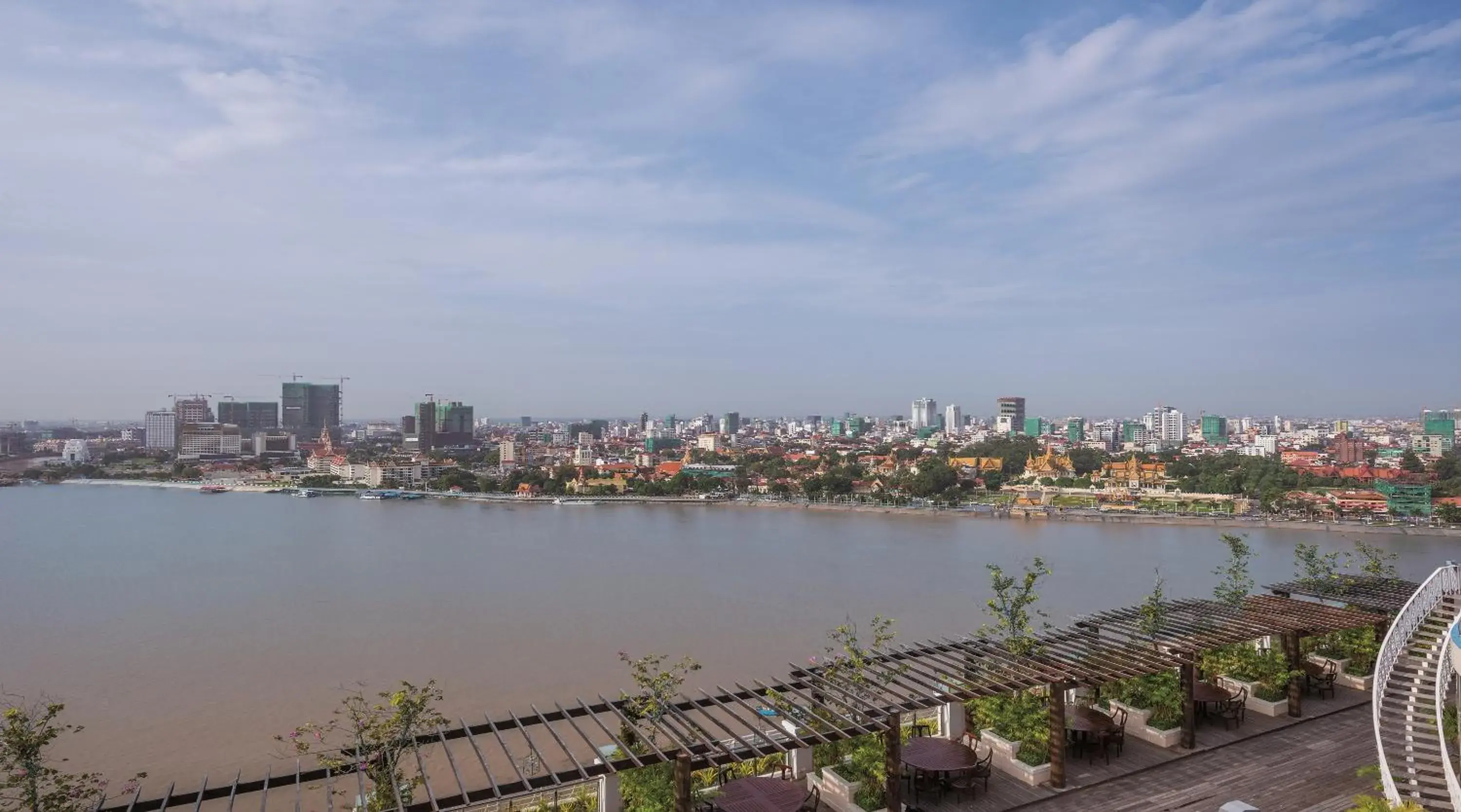 River view in Sokha Phnom Penh Residence River view in Sokha Phnom Penh Residence
