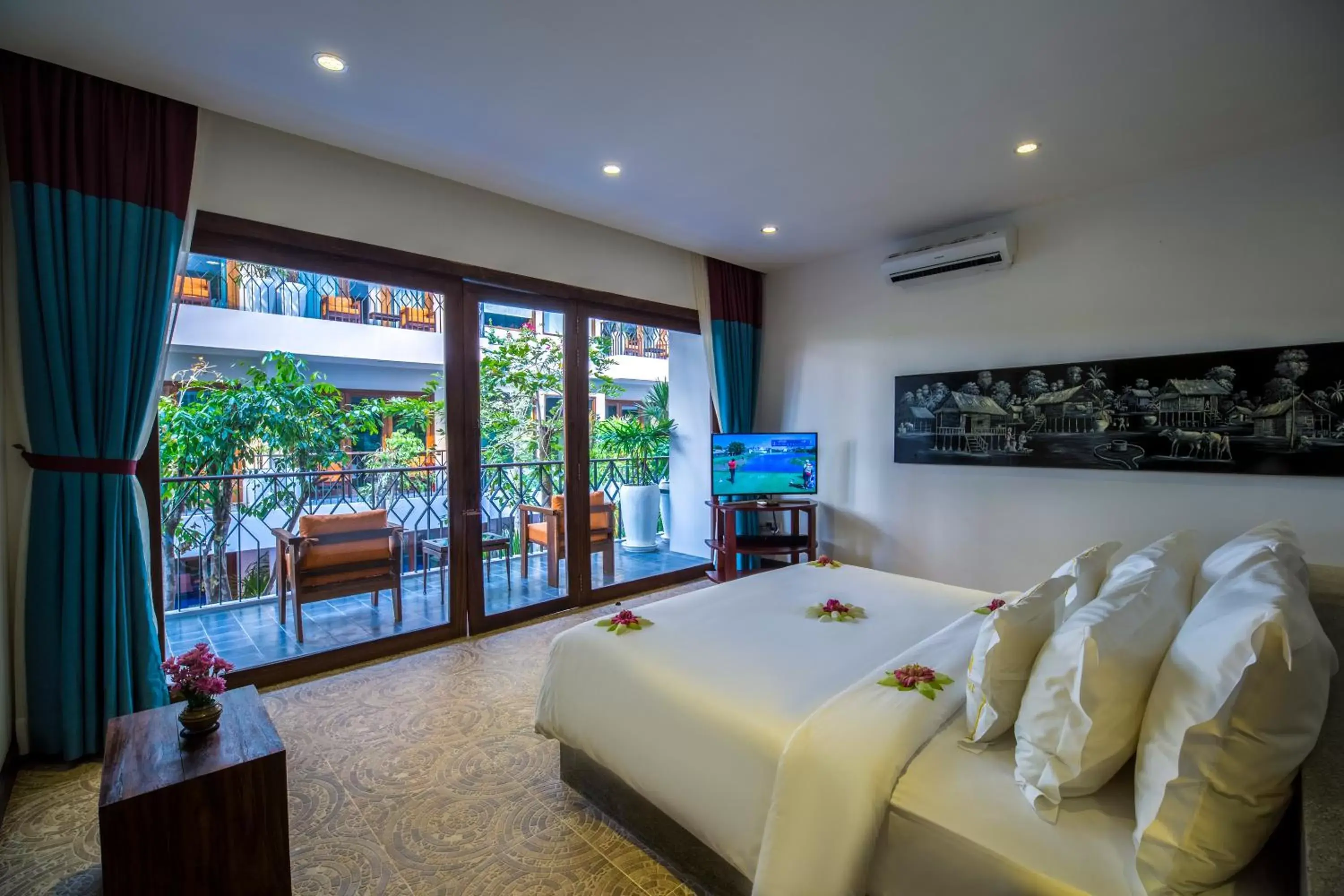 Bedroom in Golden Temple Retreat