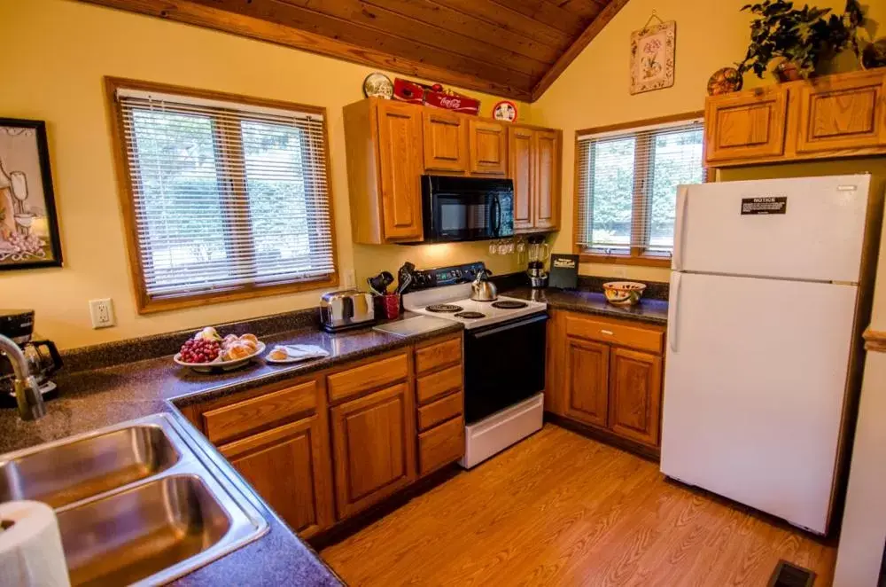 Kitchen or kitchenette, Kitchen/Kitchenette in Asheville Cabins of Willow Winds