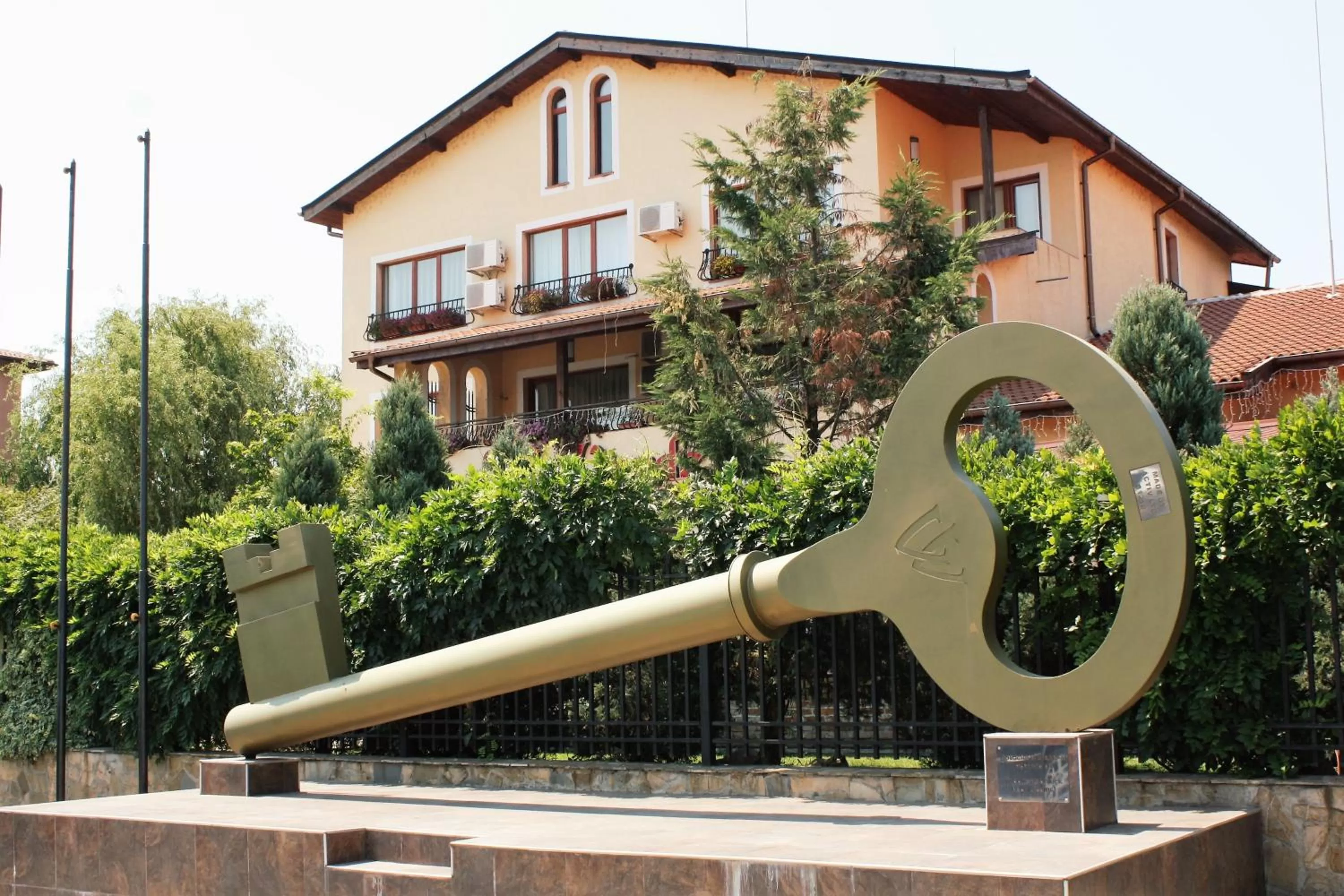 Facade/entrance in Hotel Villa Verde