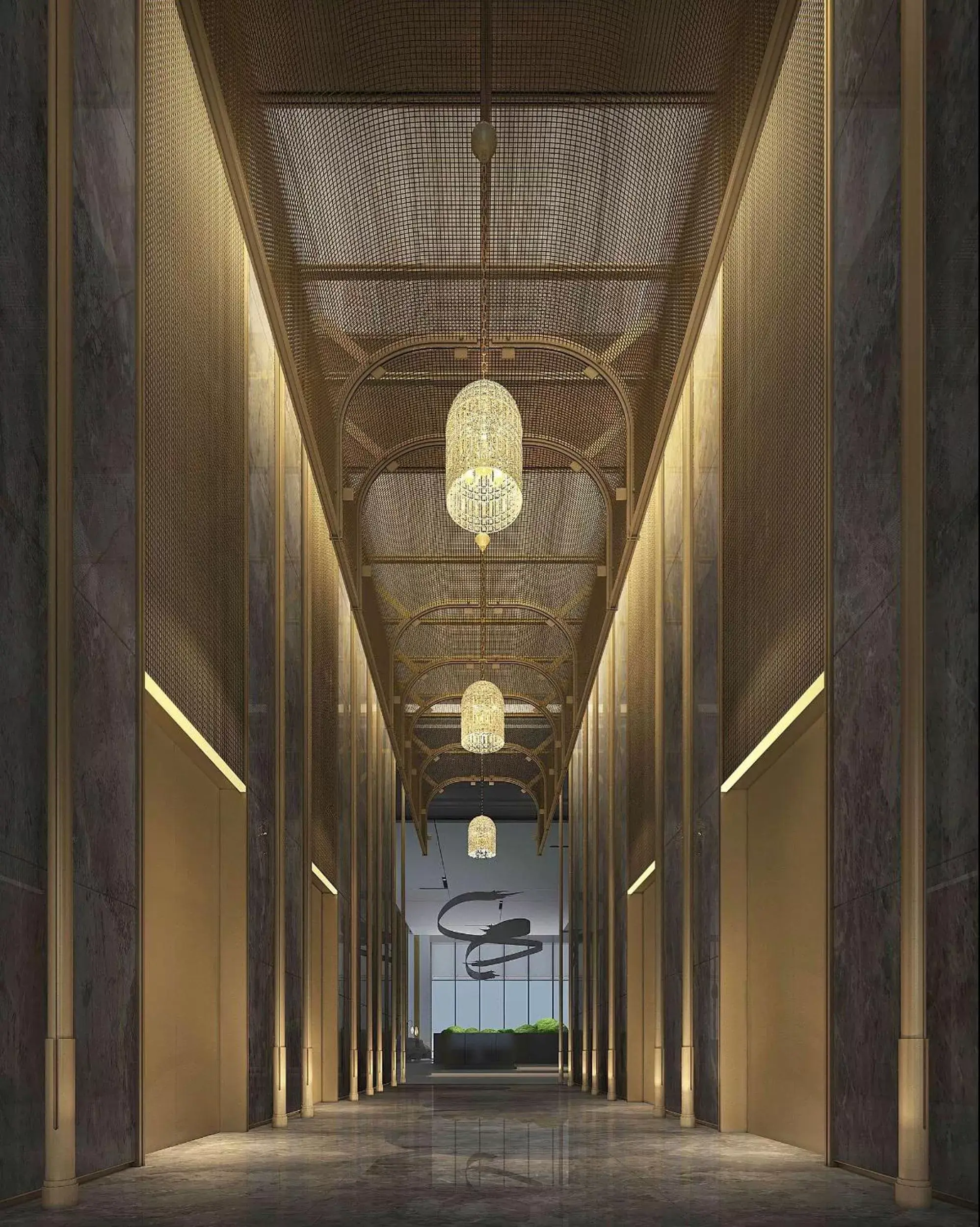 Lobby or reception in Kempinski Hotel Nanjing