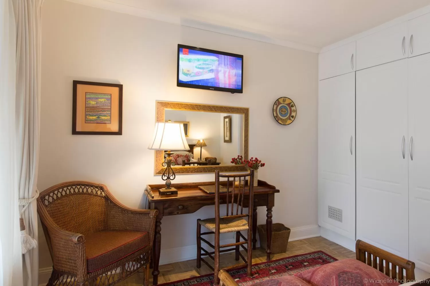 Bedroom in Carslogie House