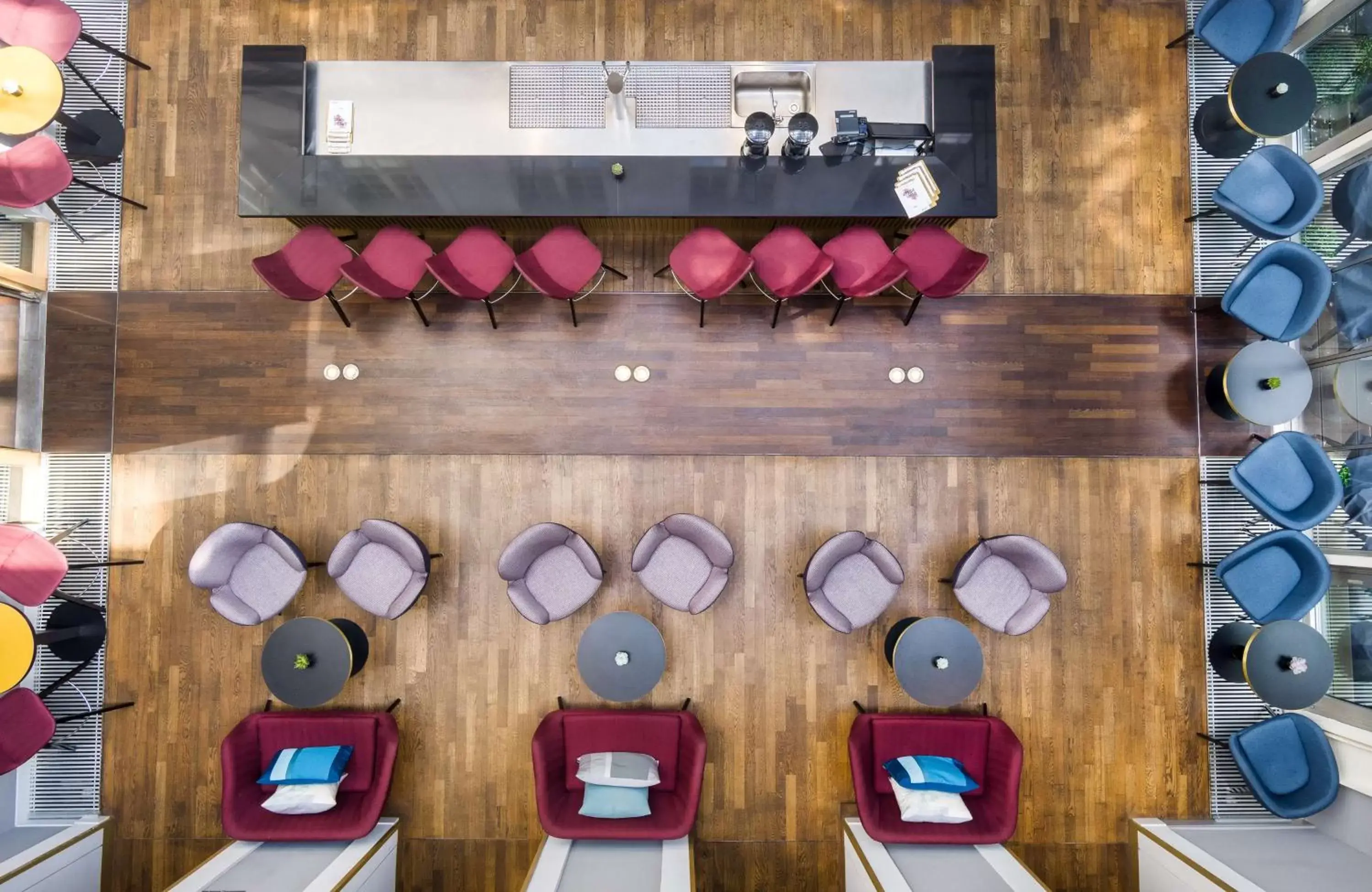 Lounge or bar in art'otel berlin mitte, Powered by Radisson Hotels Lounge or bar in art'otel berlin mitte, Powered by Radisson Hotels