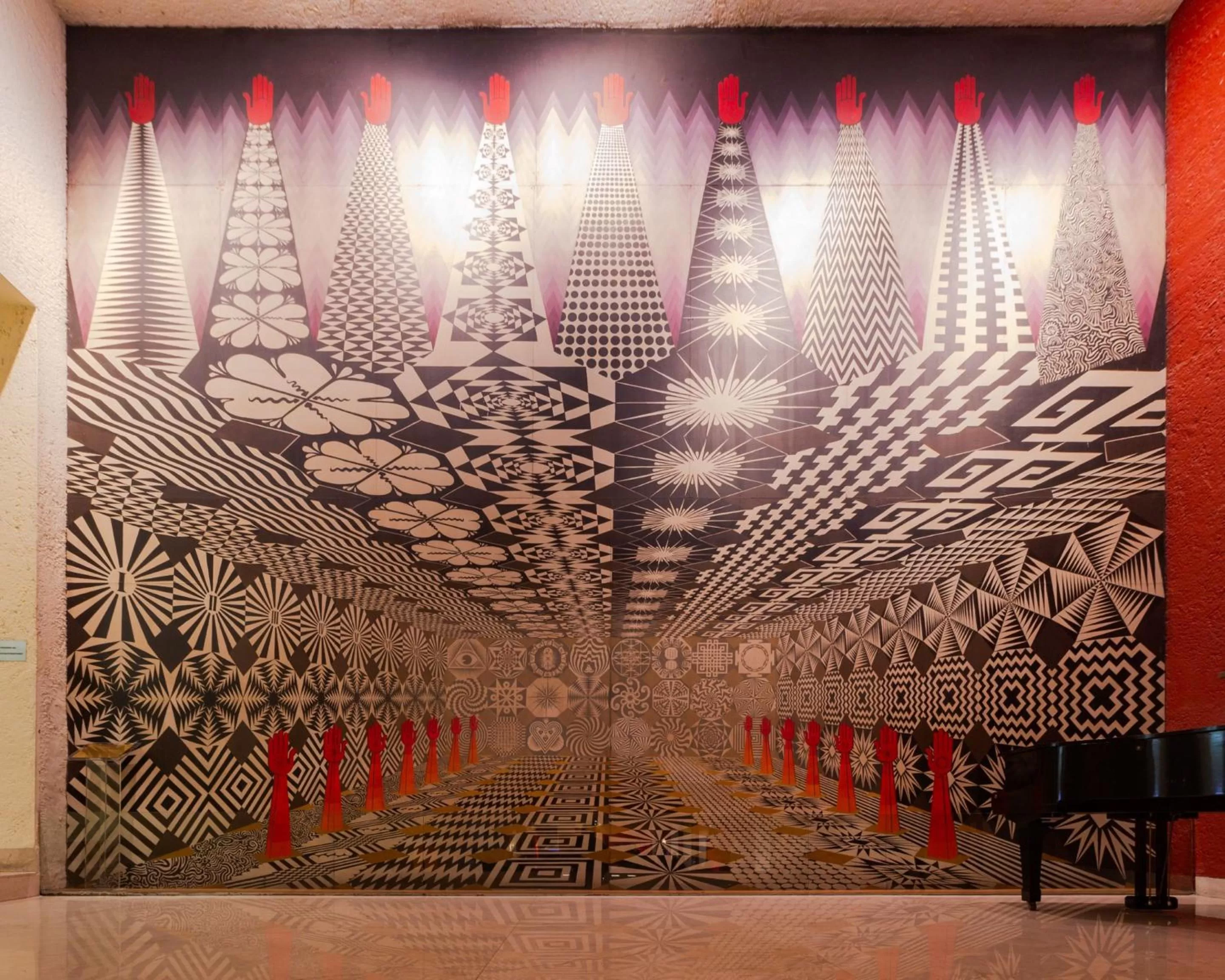 Decorative detail in Camino Real Polanco Mexico