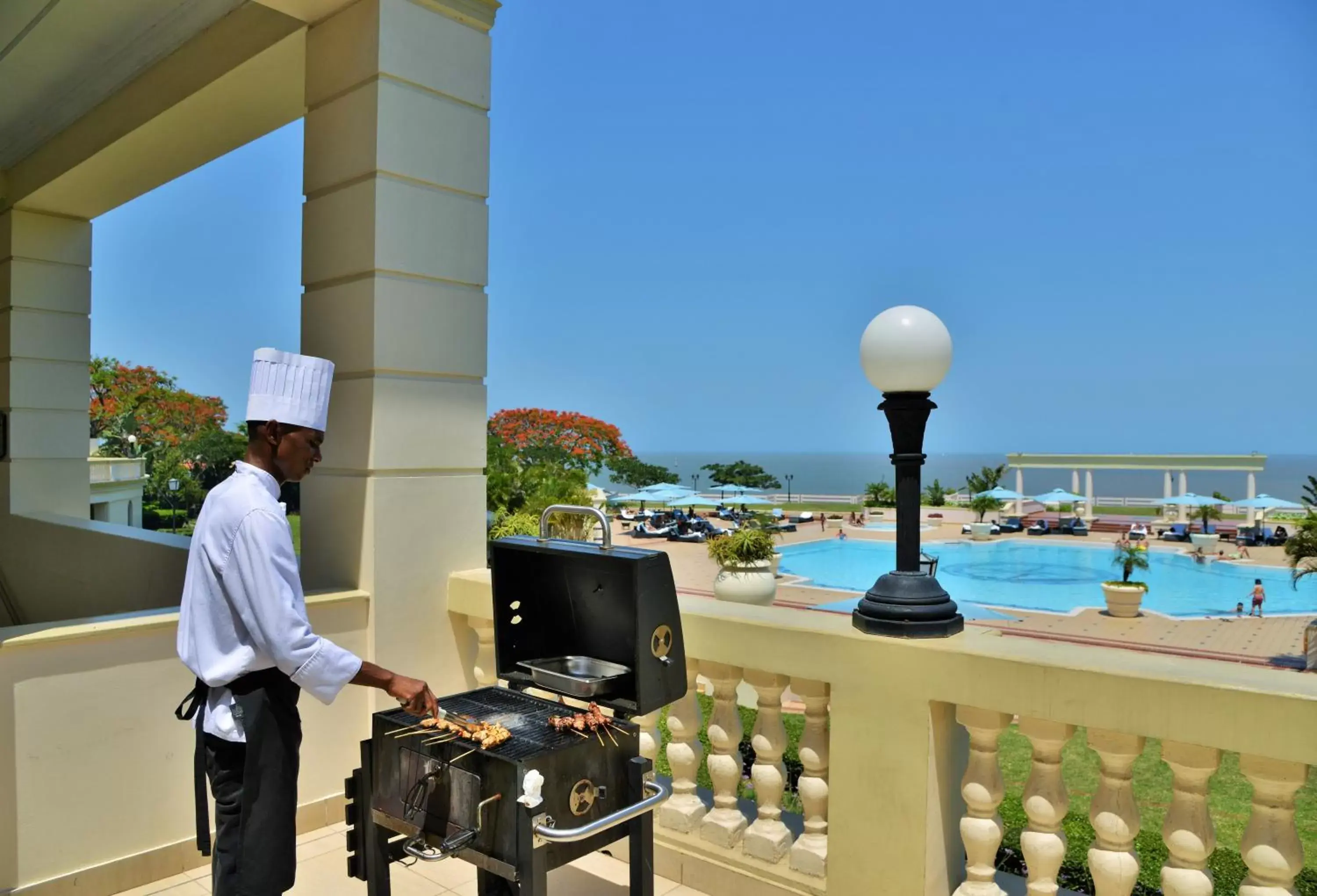 BBQ facilities in Polana Serena Hotel