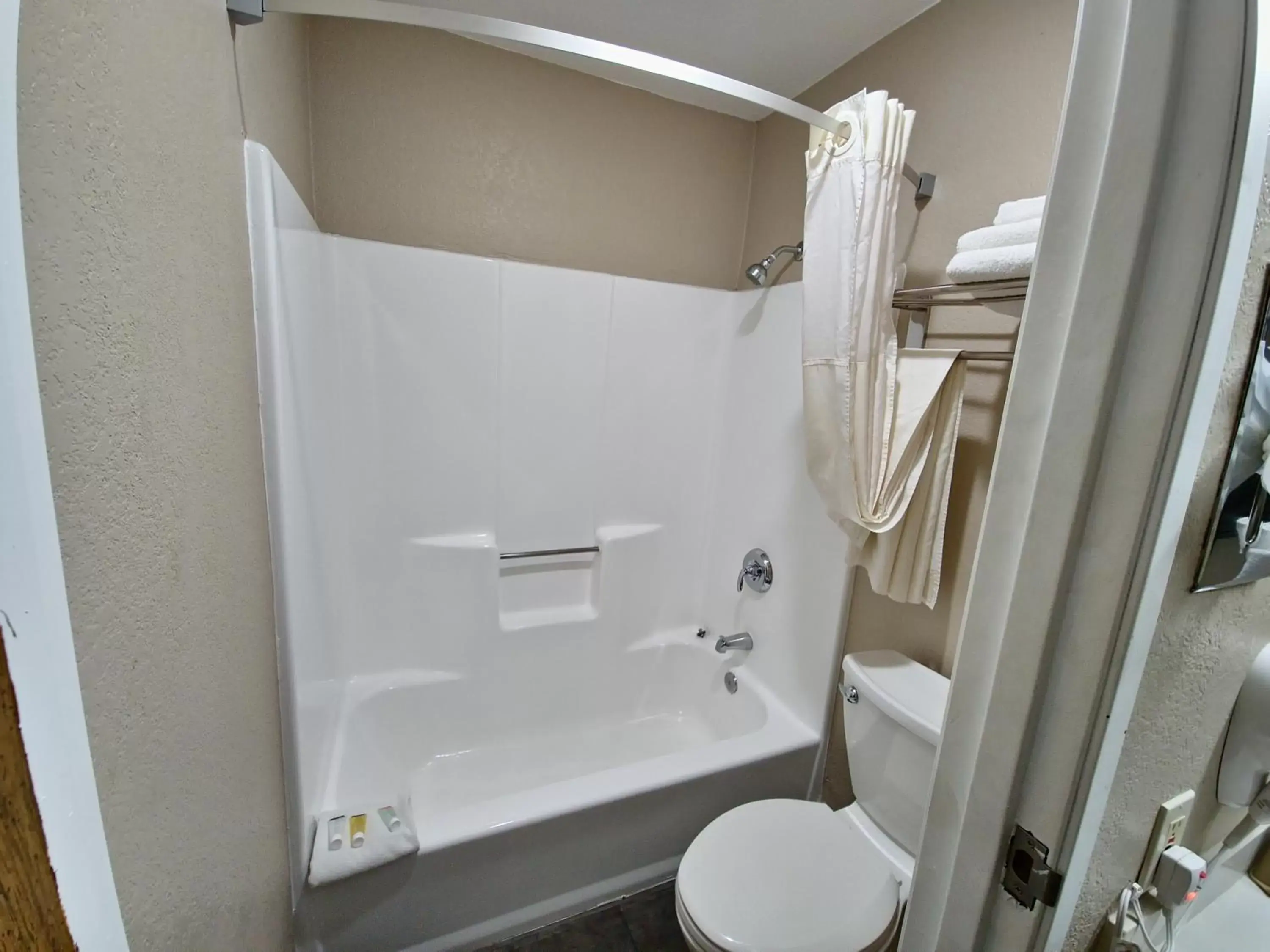 Bathroom in Super 8 by Wyndham Goodyear/Phoenix Area