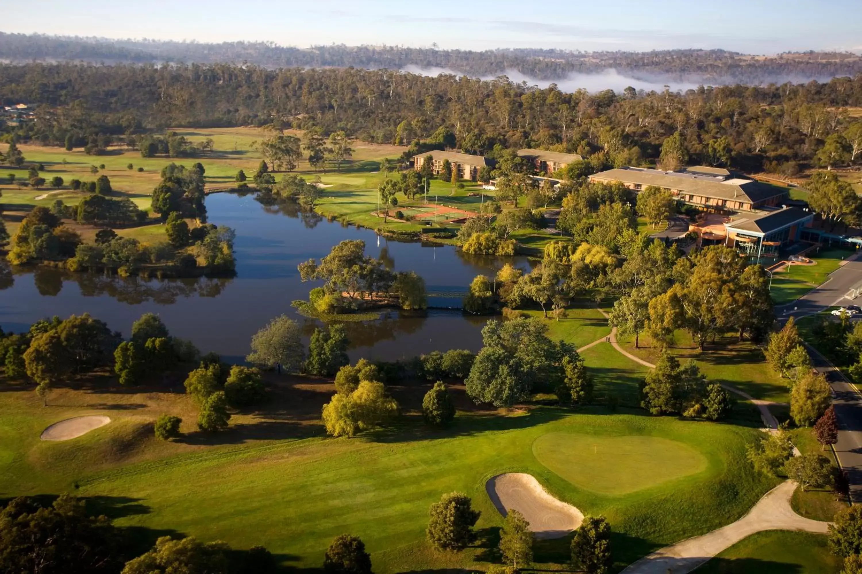 Day, Bird's-eye View in Country Club Tasmania