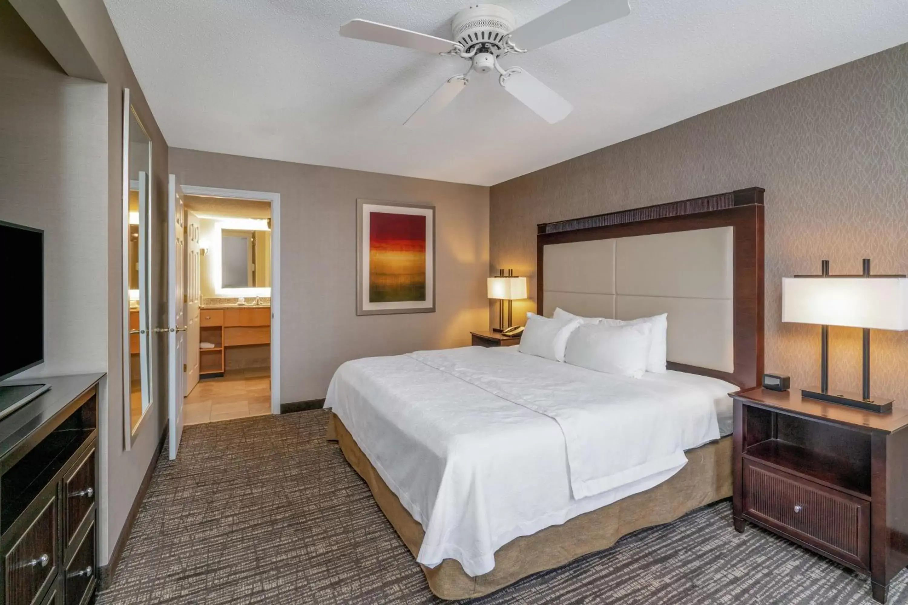 Bedroom, Bed in Homewood Suites Lafayette