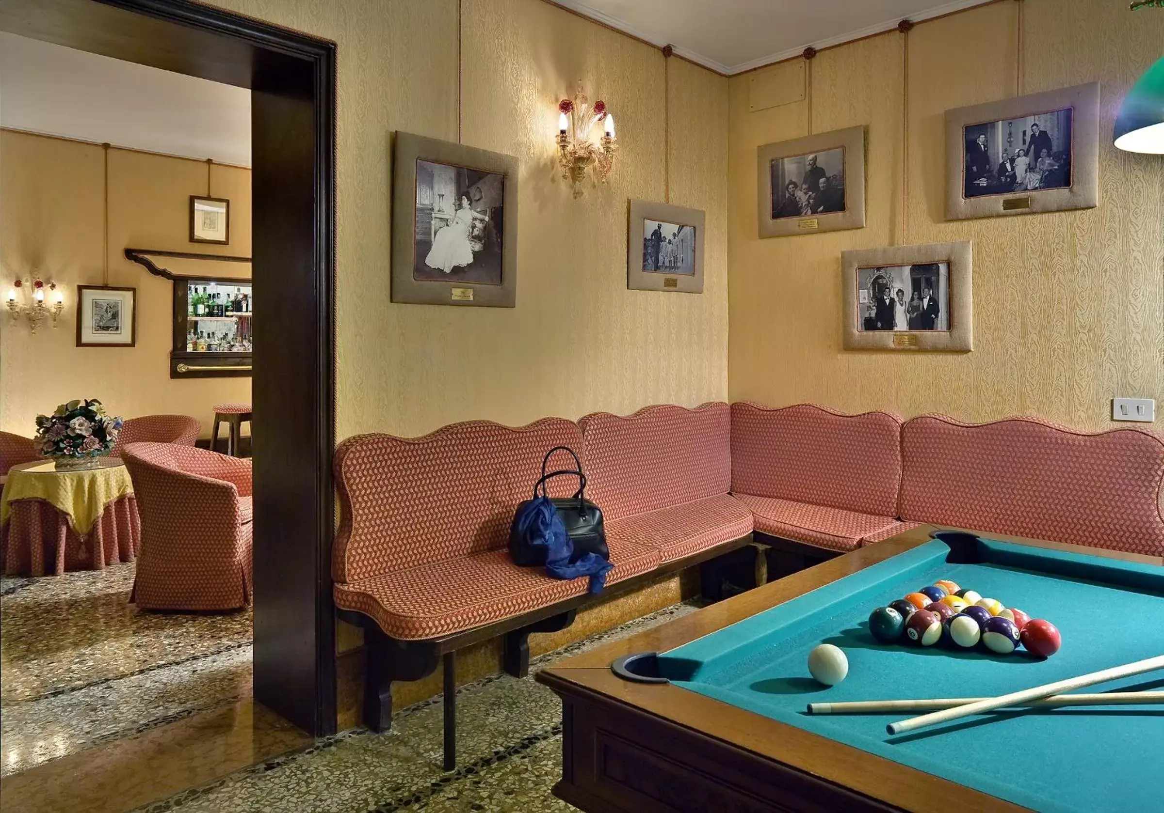 Billiard, Billiards in Hotel Giorgione