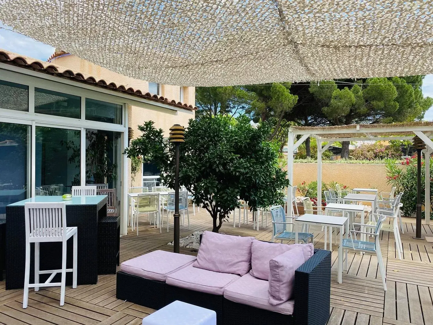 Patio in Hotel & Spa Gil de France Cap d'Agde