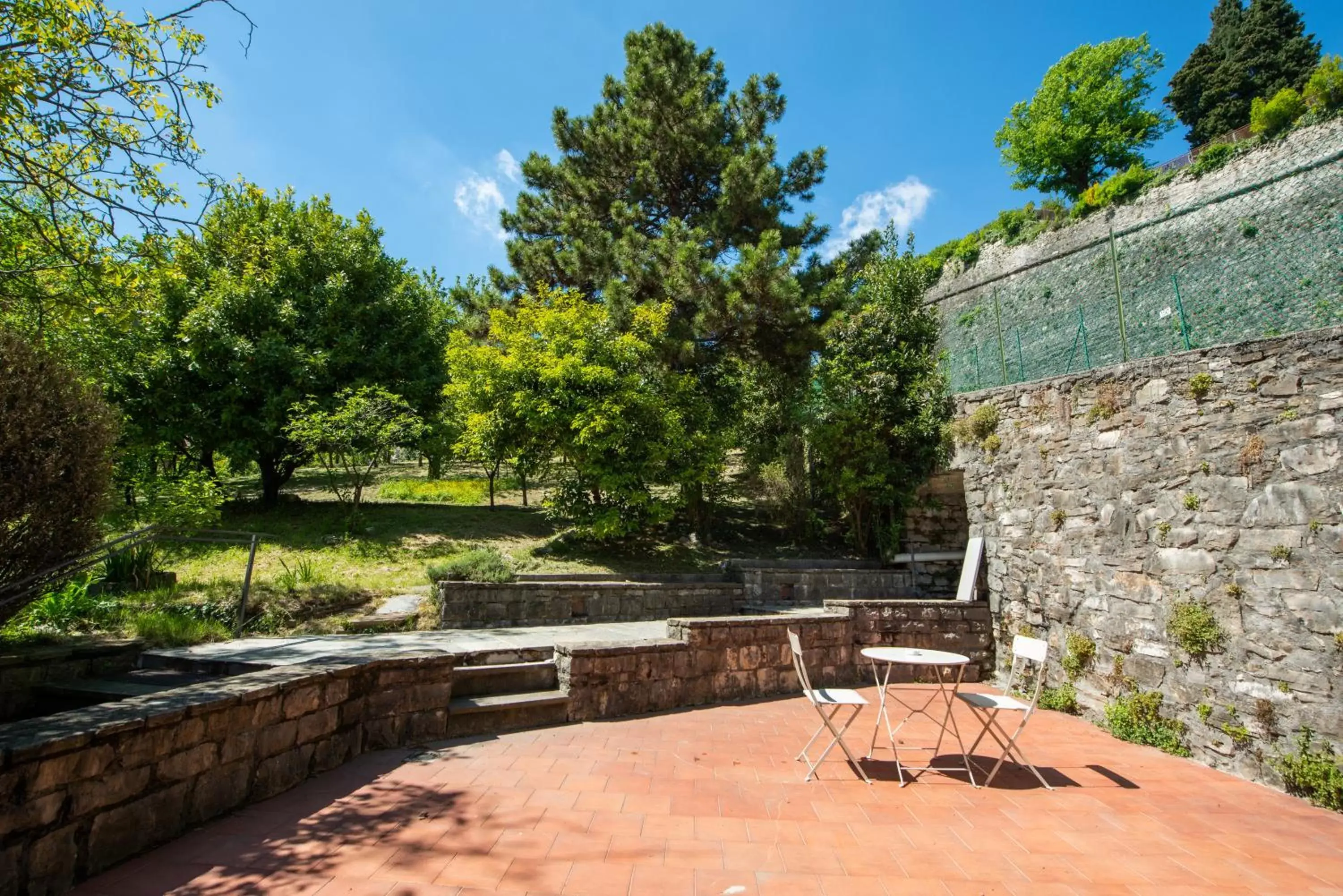 Garden view in Le Funi Hotel