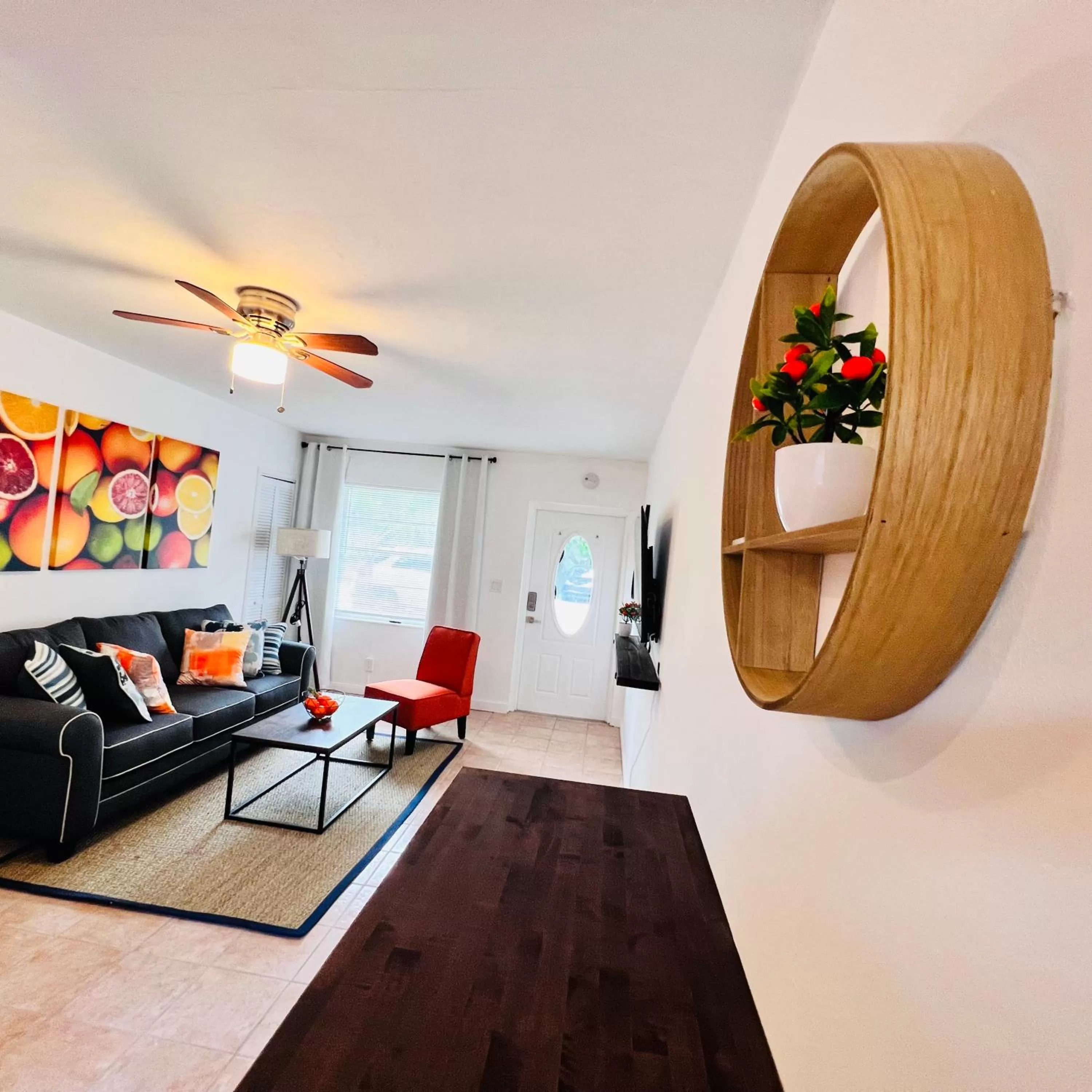 Living room in CocoBay 2BR Condos Near Beach, Galleria Mall, Wilton Manors, Cruise Port