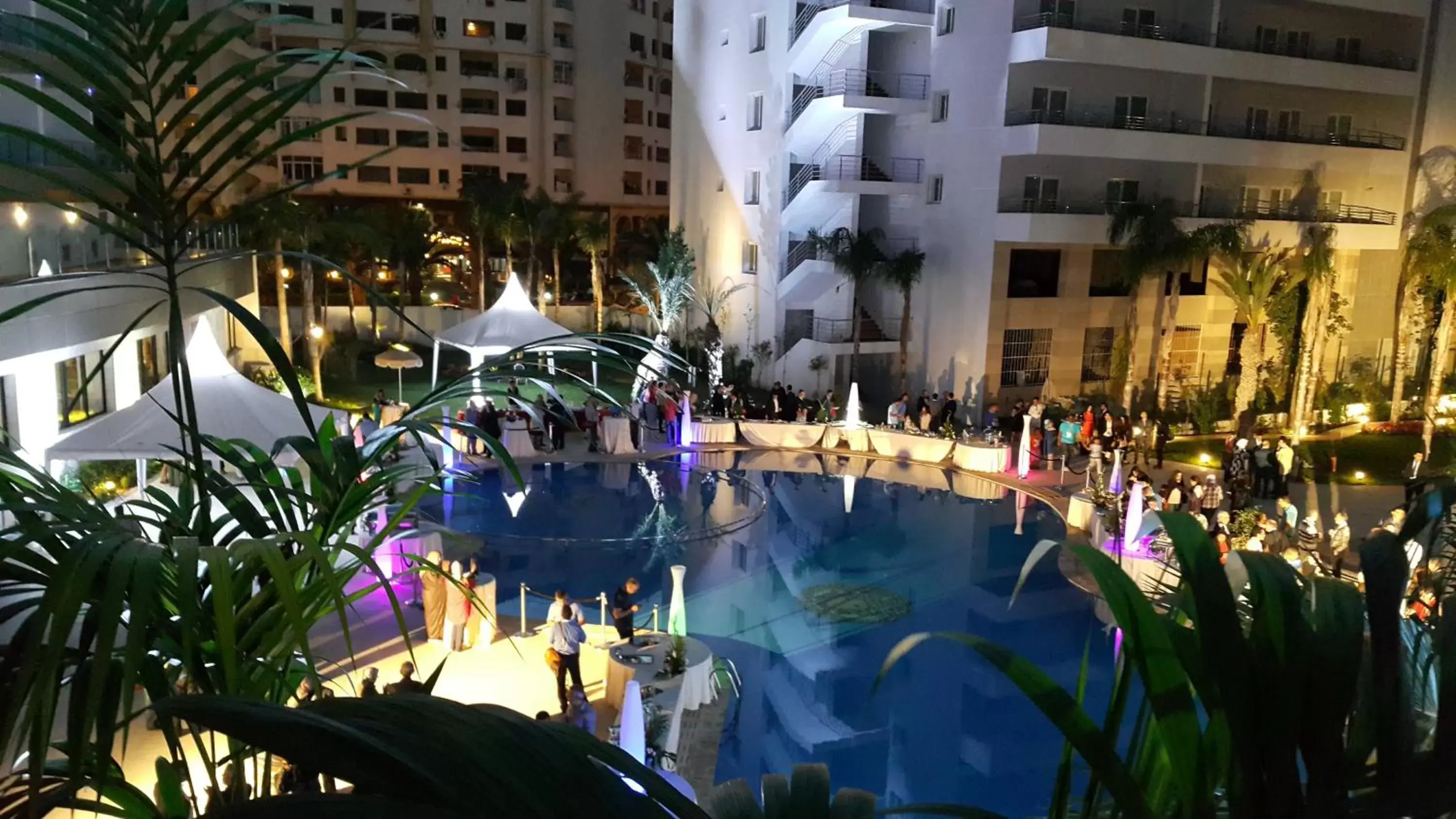 Evening entertainment, Swimming Pool in Royal Tulip City Center