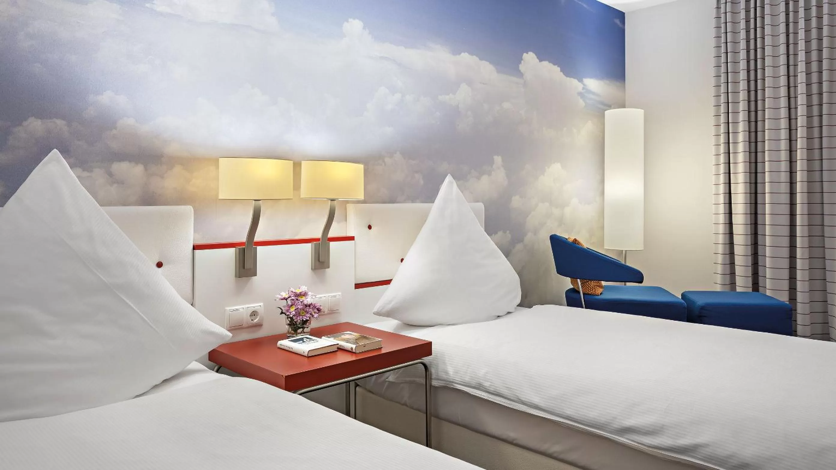 Photo of the whole room, Bed in Hey Lou Hotel Friedrichshafen