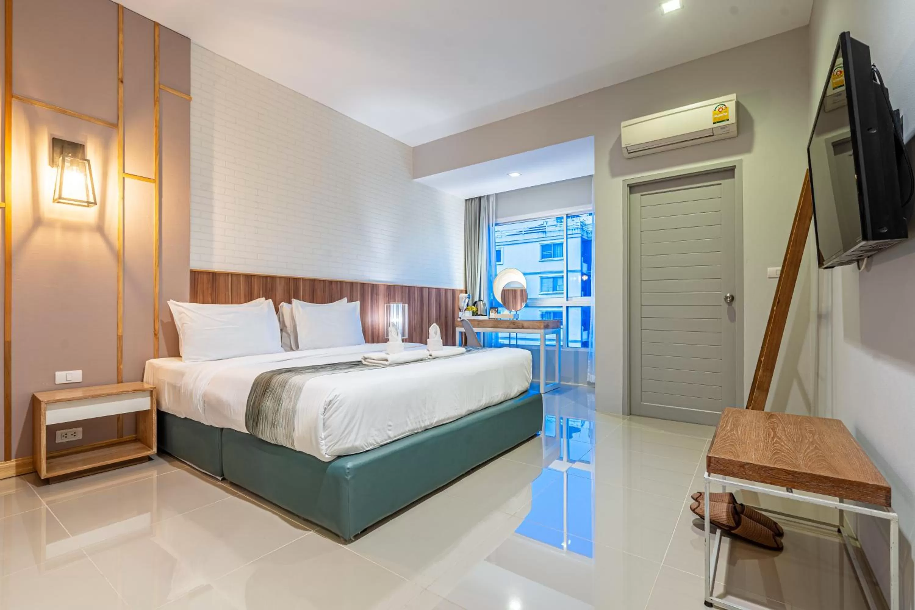 Bed in Hug Nimman Hotel