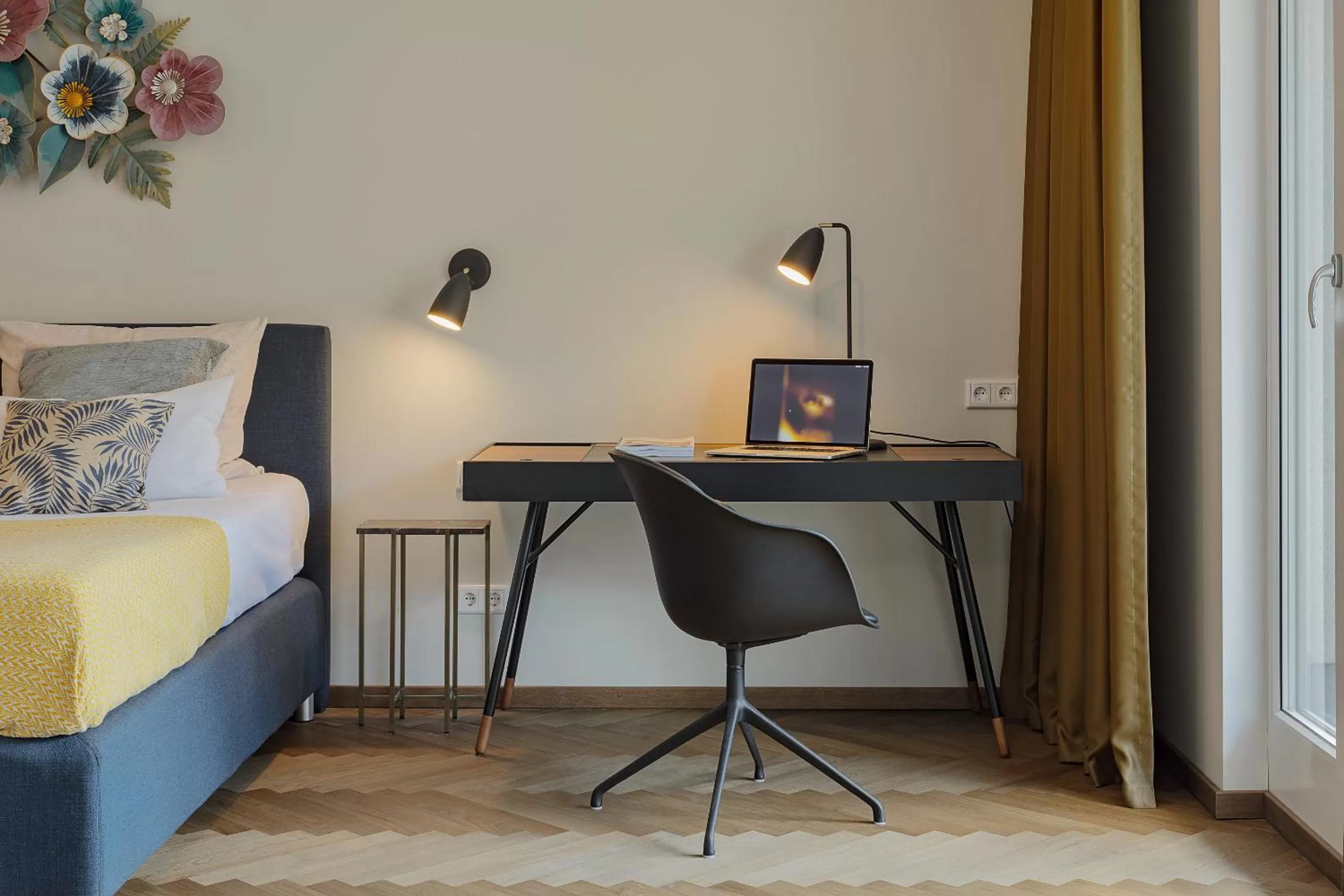 Decorative detail, Bed in DD Suites Serviced Apartments