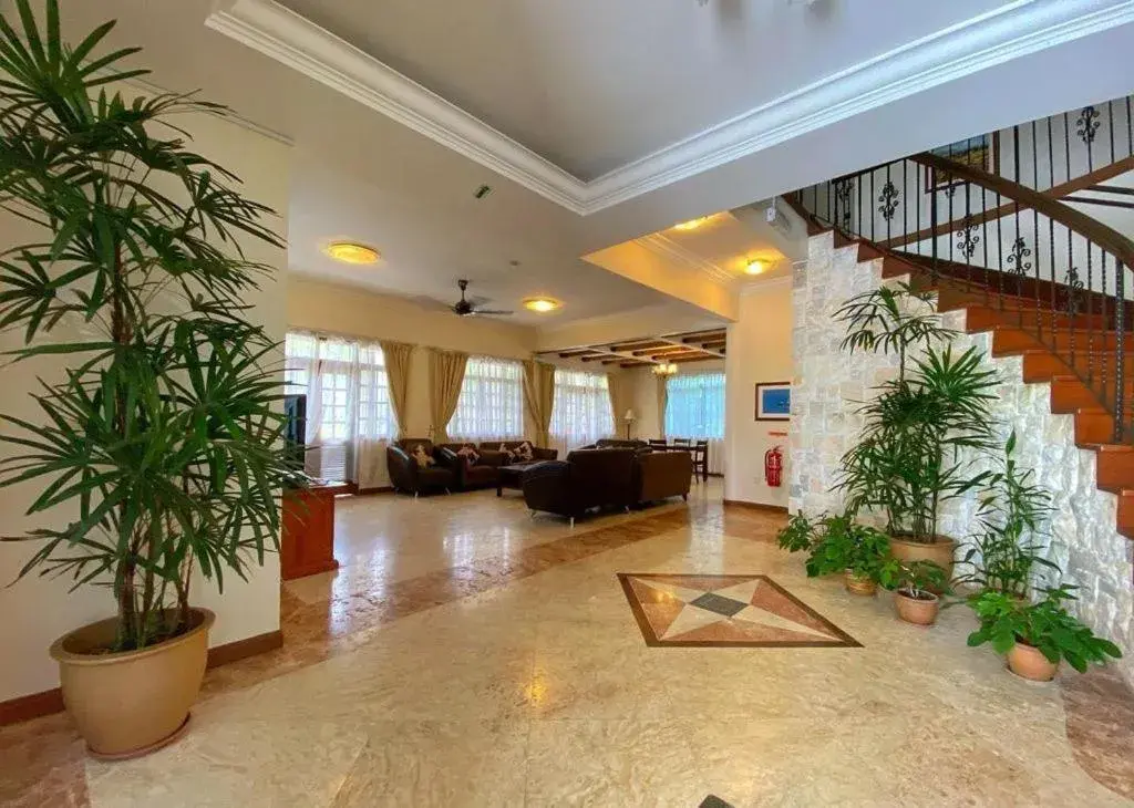 Living room, Lobby/Reception in Tiara Labuan Hotel