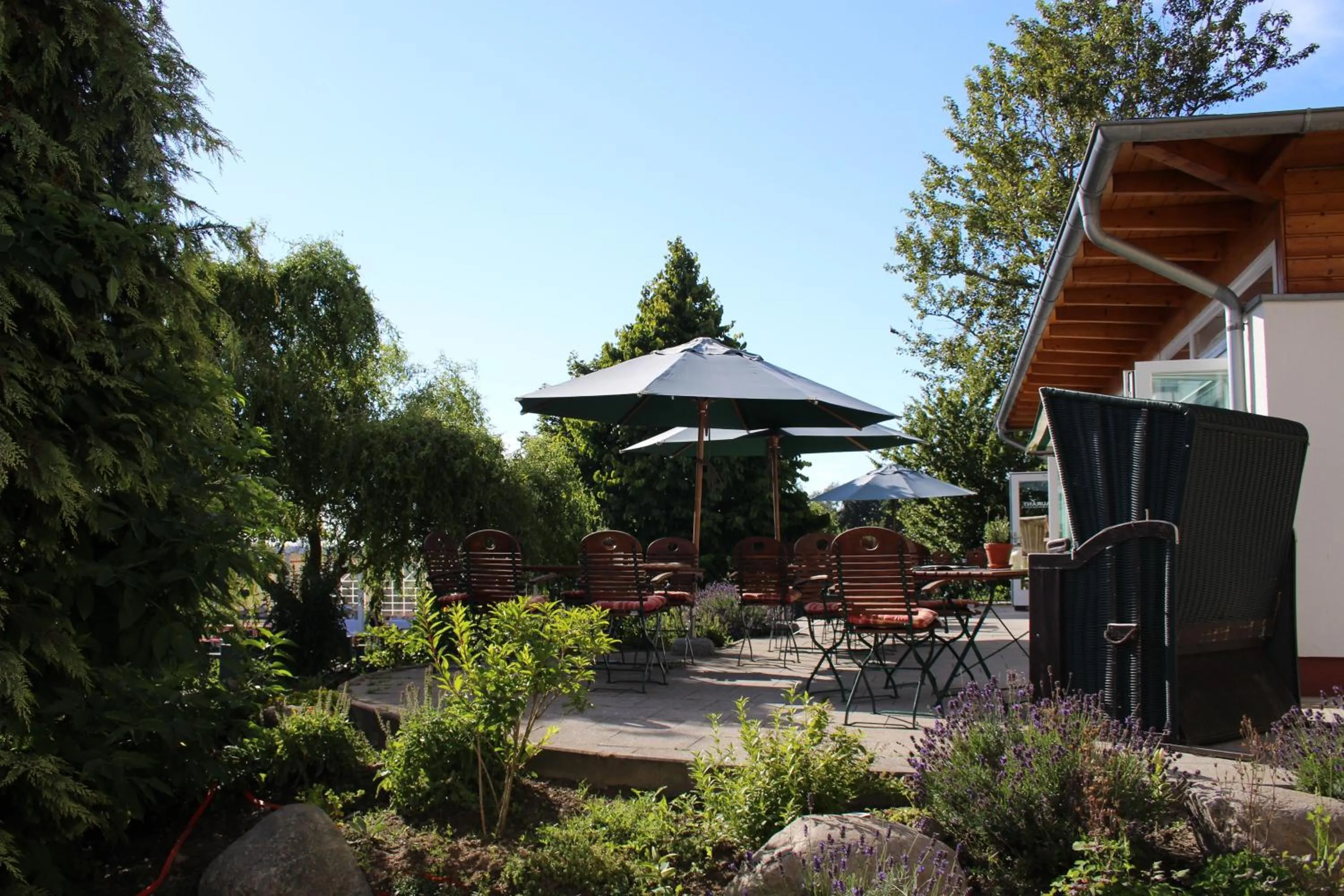 Patio in Hotel Ostseeland