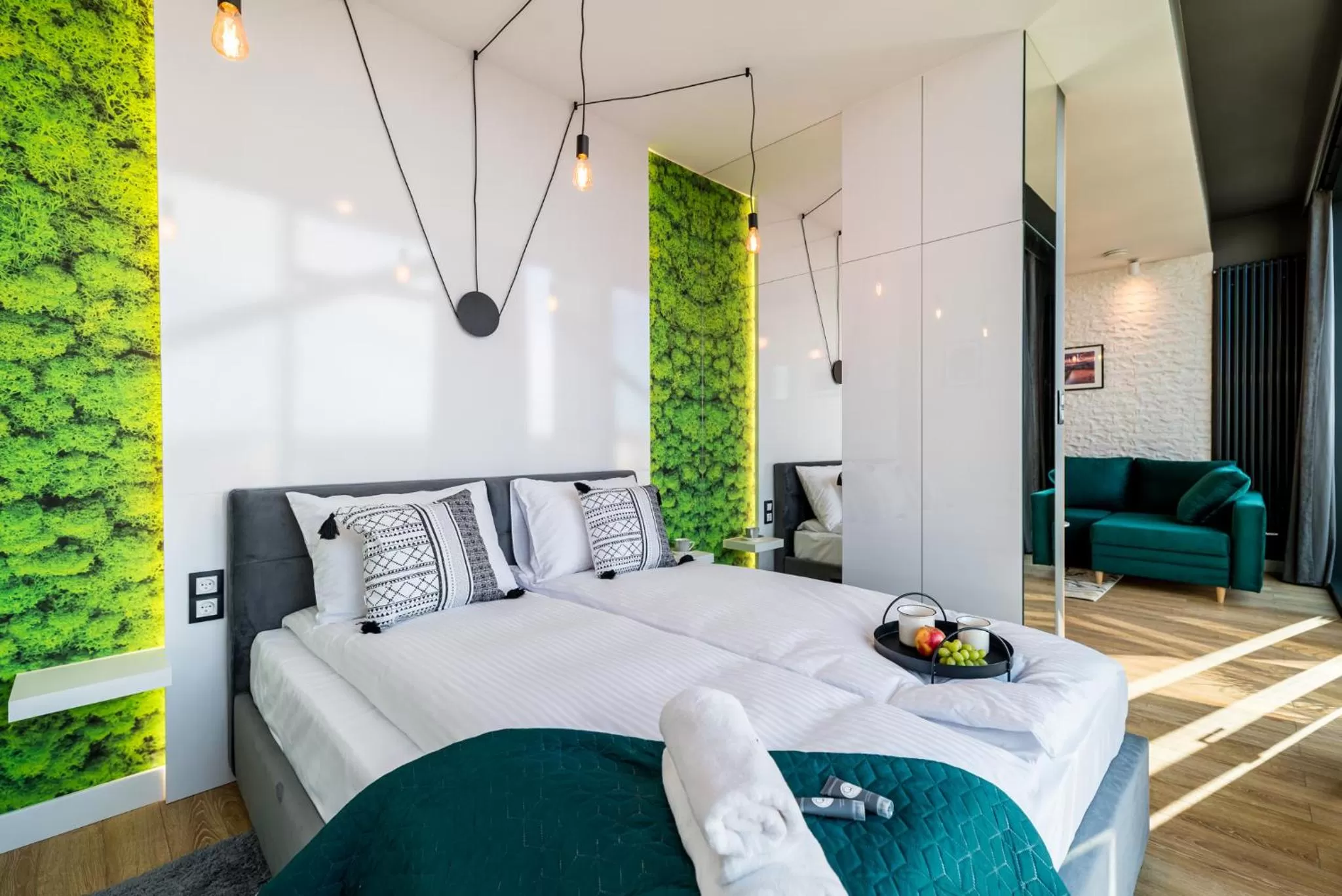 Bed in Q18 ApartHotel