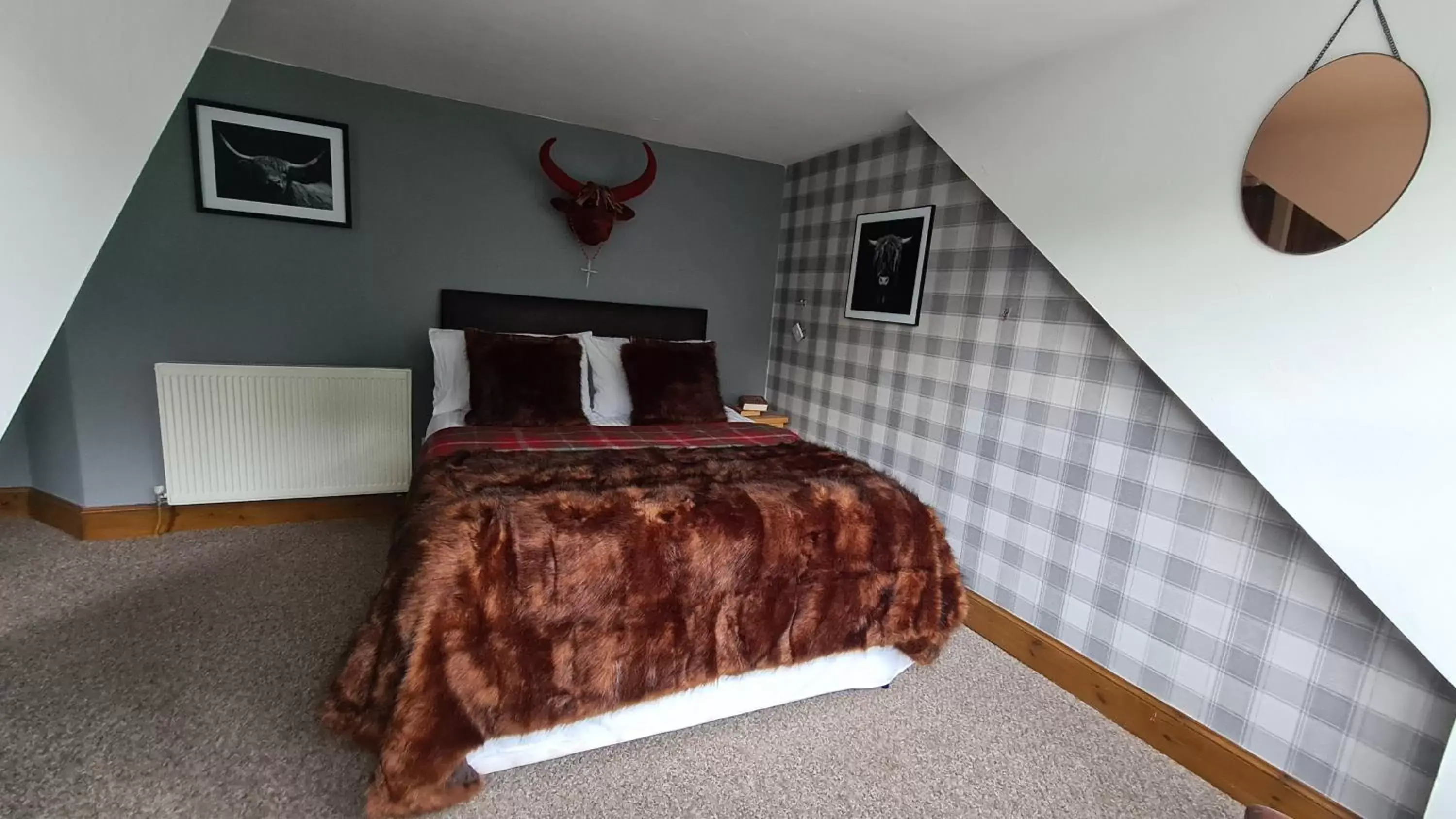 Bed in The Coylet Inn by Loch Eck