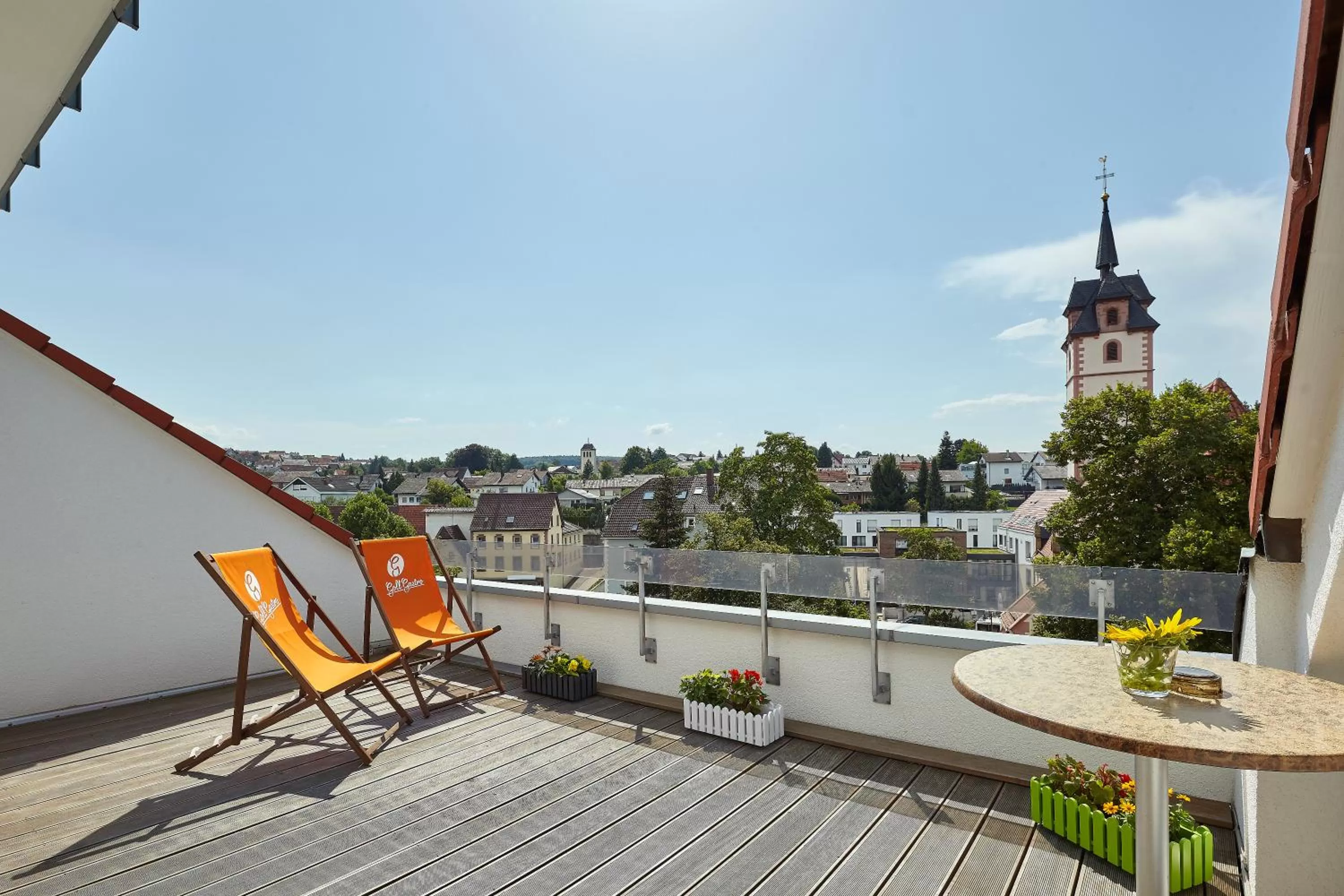 Balcony/Terrace in Hotel Goll Pforzheim-Niefern