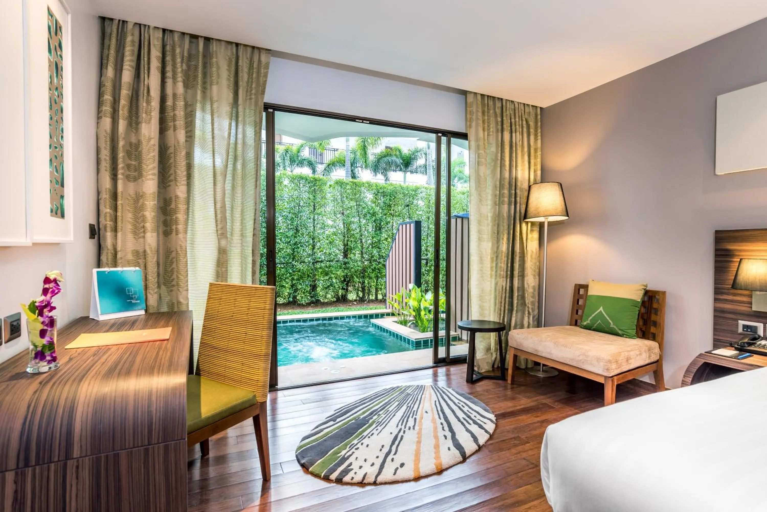 Living room, Swimming Pool in Destination Resorts Phuket Karon Beach - SHA Extra Plus