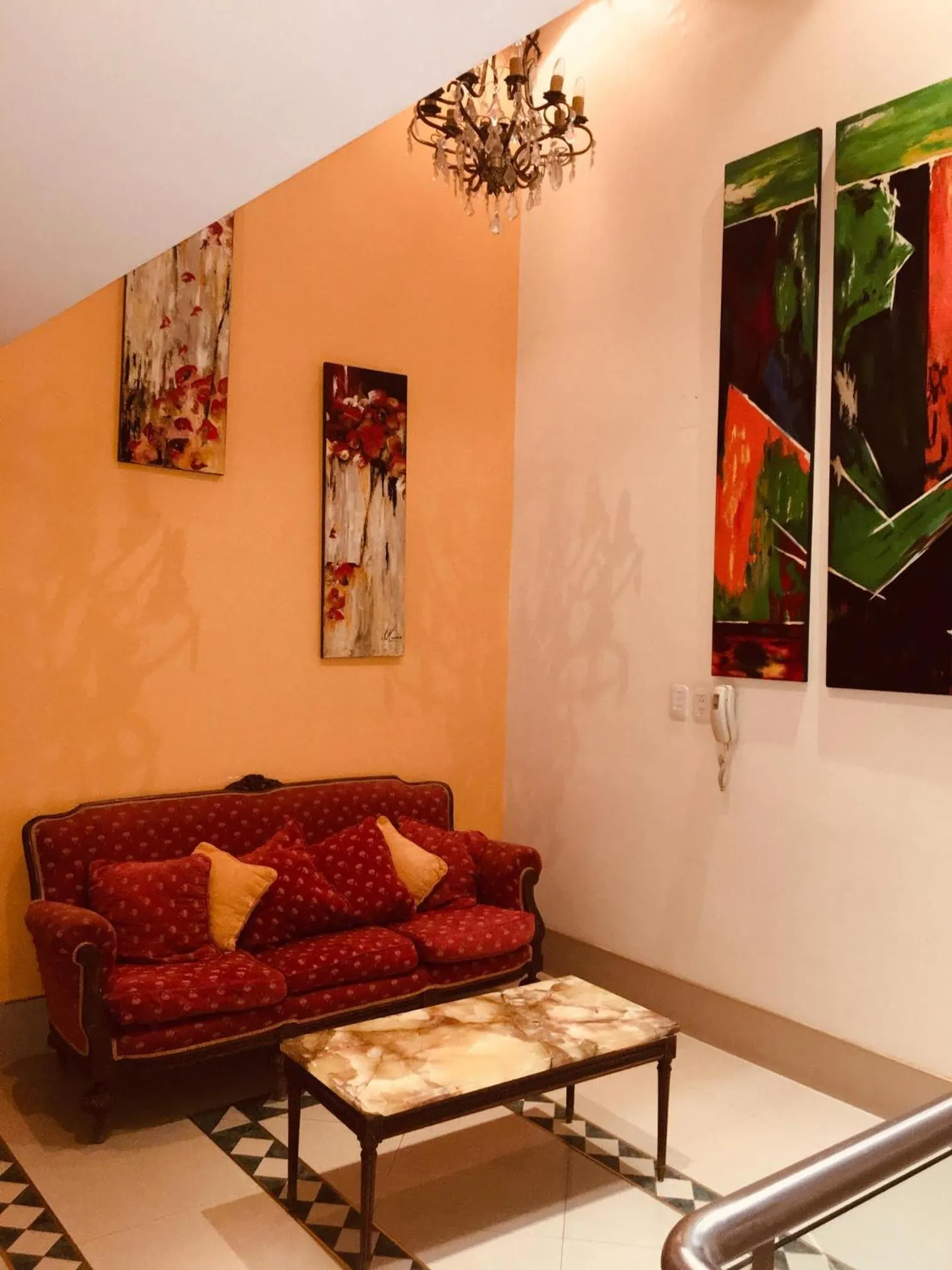 Decorative detail in Hotel A&B Internacional