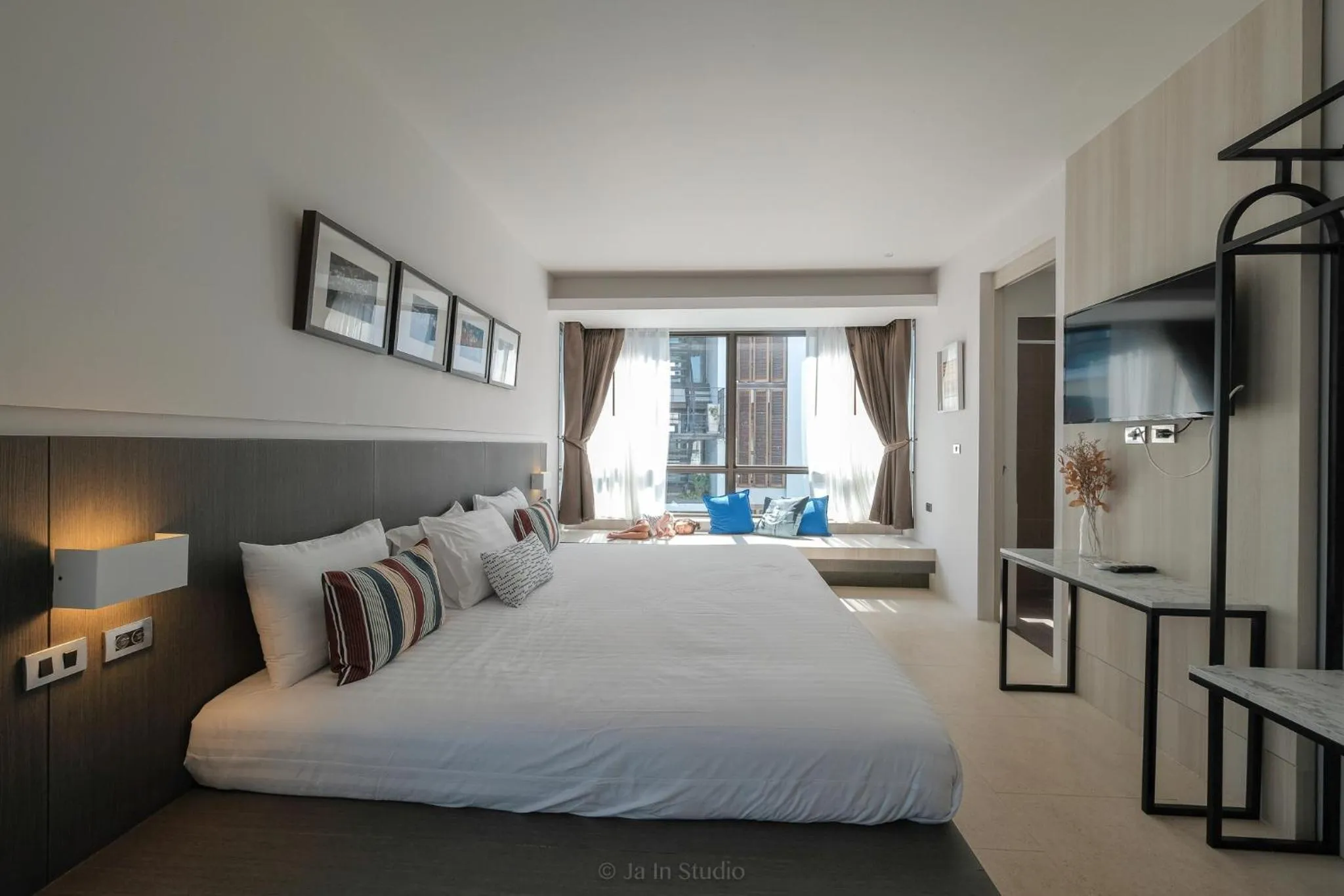 Bed in NornDee Hotel