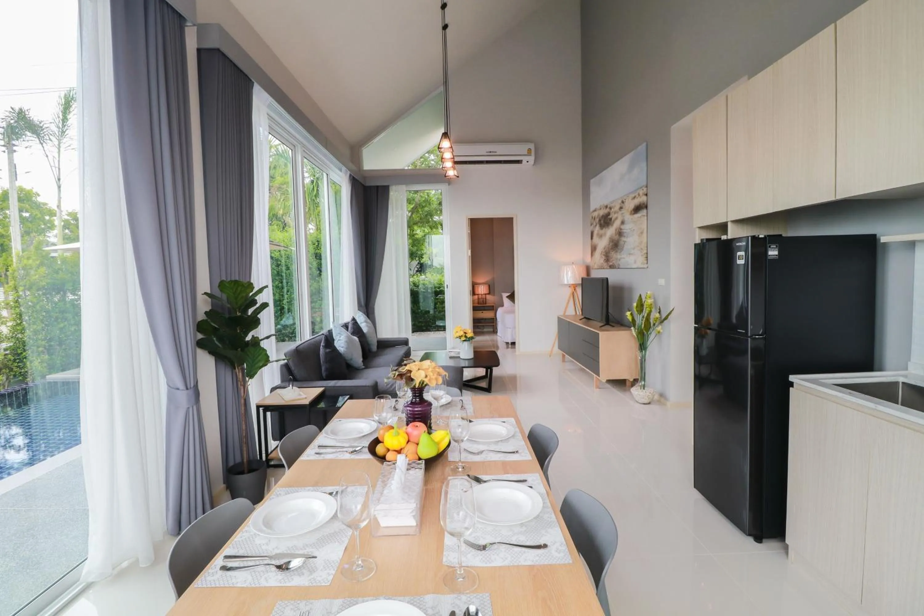 Living room in Chaum Haus Pool Villas