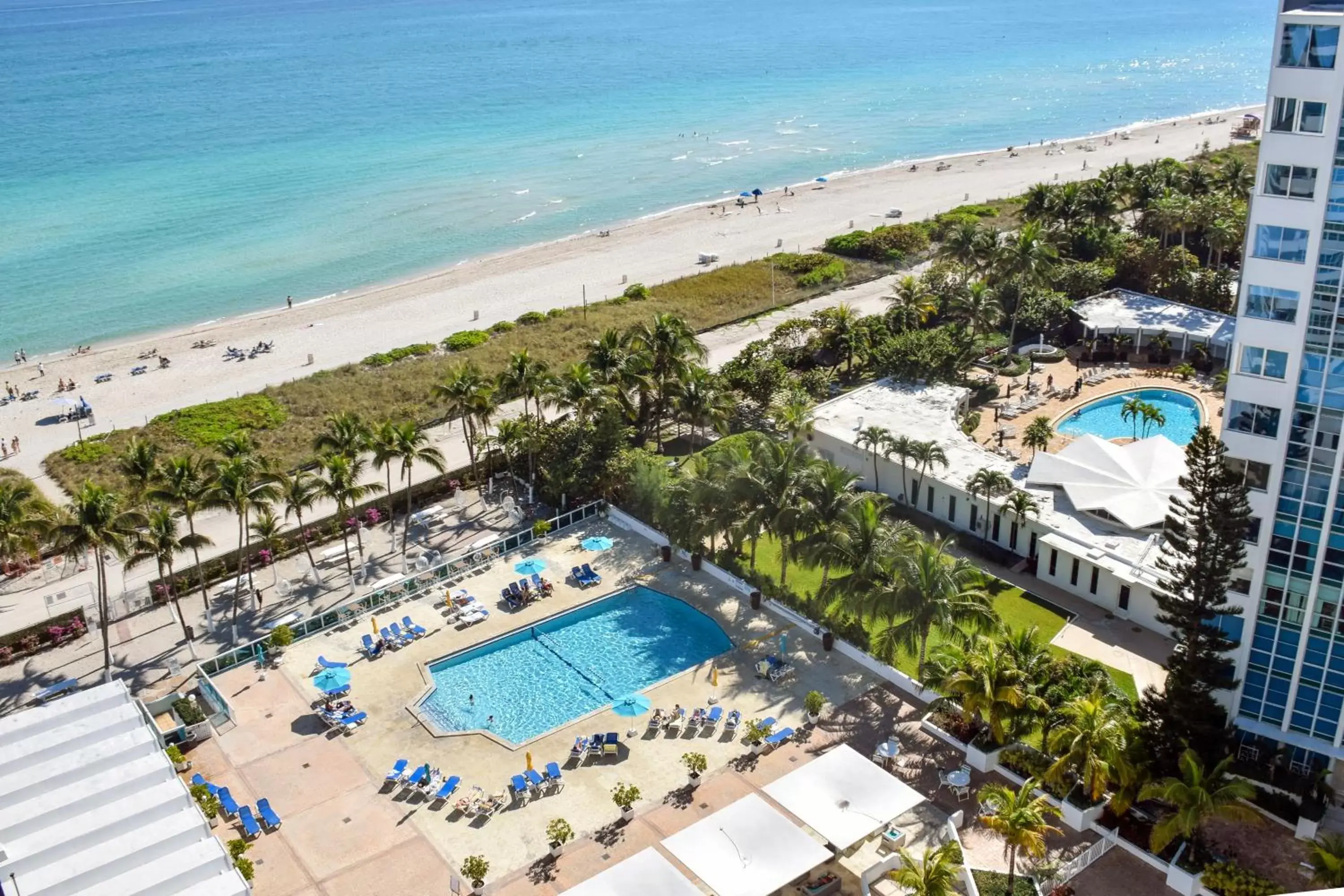 Bird's eye view, Bird's-eye View in Seacoast Suites on Miami Beach