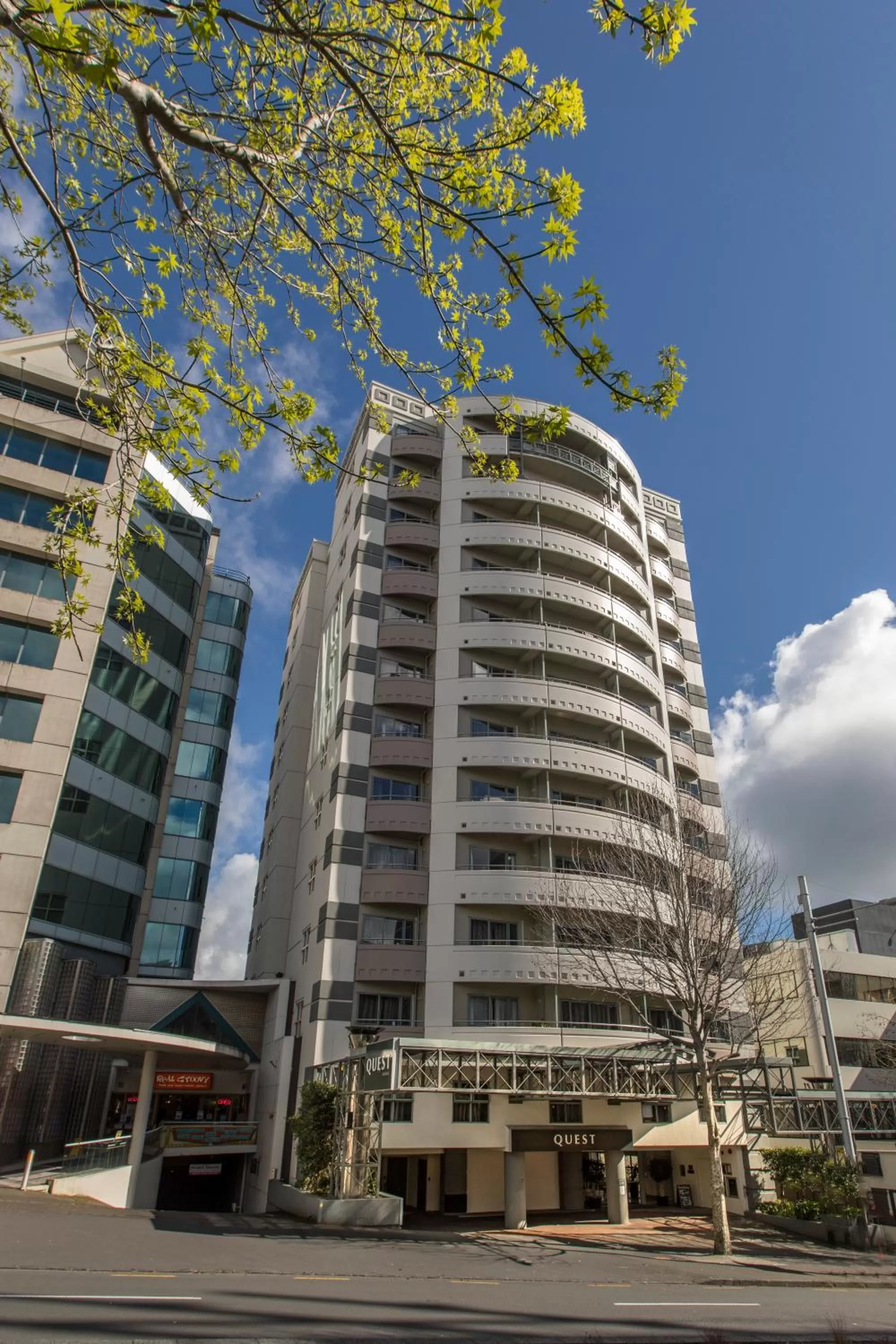 Facade/entrance in Quest Auckland Serviced Apartments