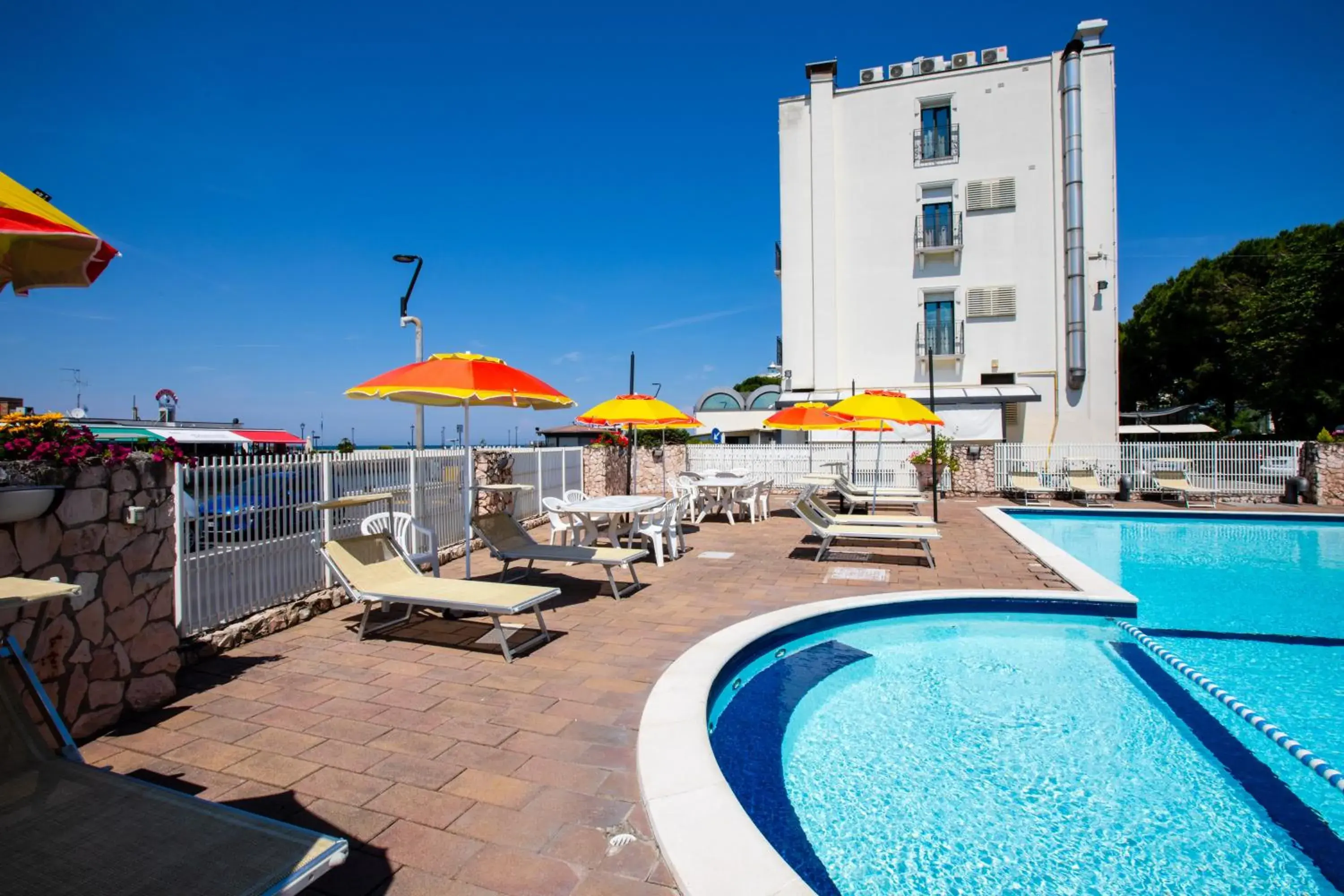 Swimming pool in Miramare Hotel Ristorante Convegni