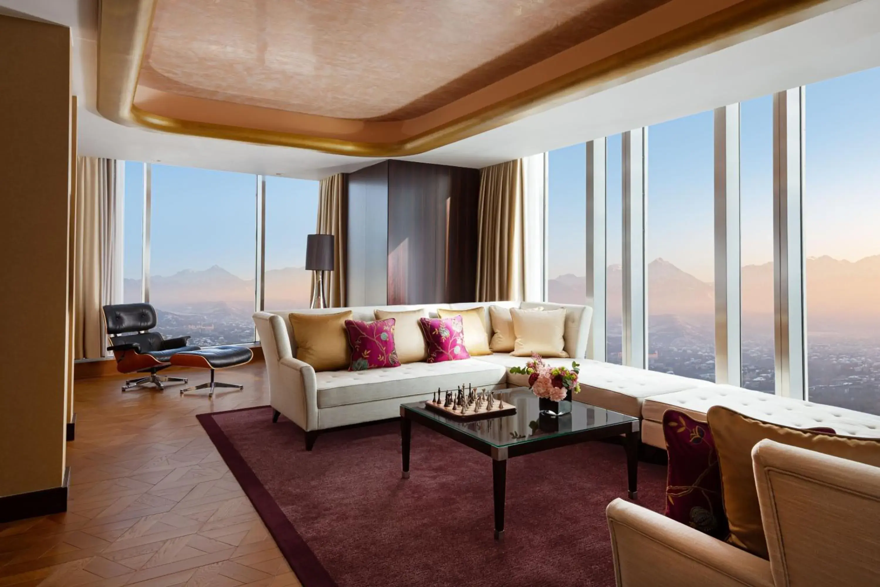 Living room, Seating Area in The Ritz-Carlton Almaty