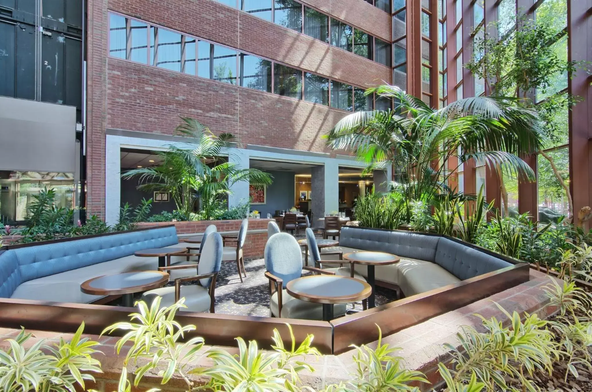 Lobby or reception in Omni Charlottesville Hotel