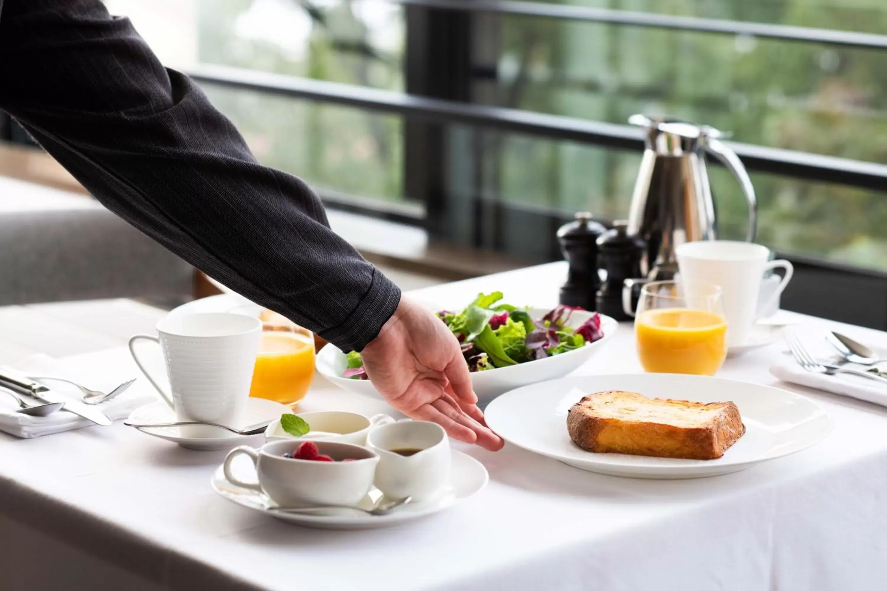 American breakfast in Hyatt Regency Hakone Resort and Spa American breakfast in Hyatt Regency Hakone Resort and Spa