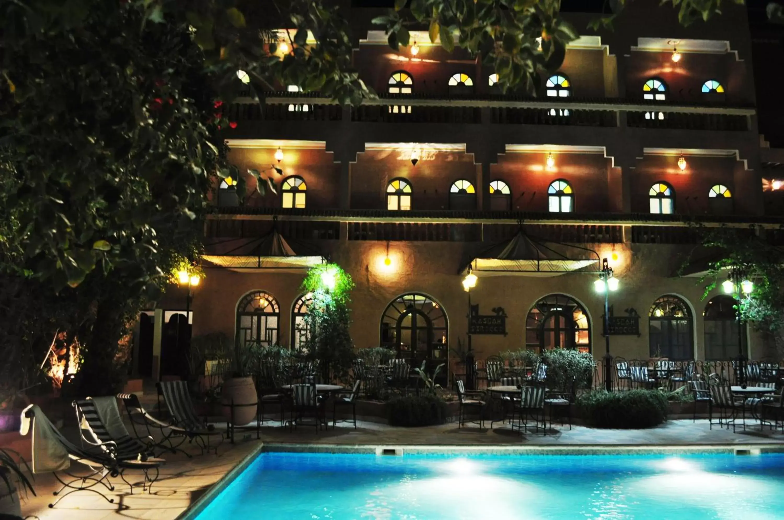 Night, Property Building in Kasbah Sirocco