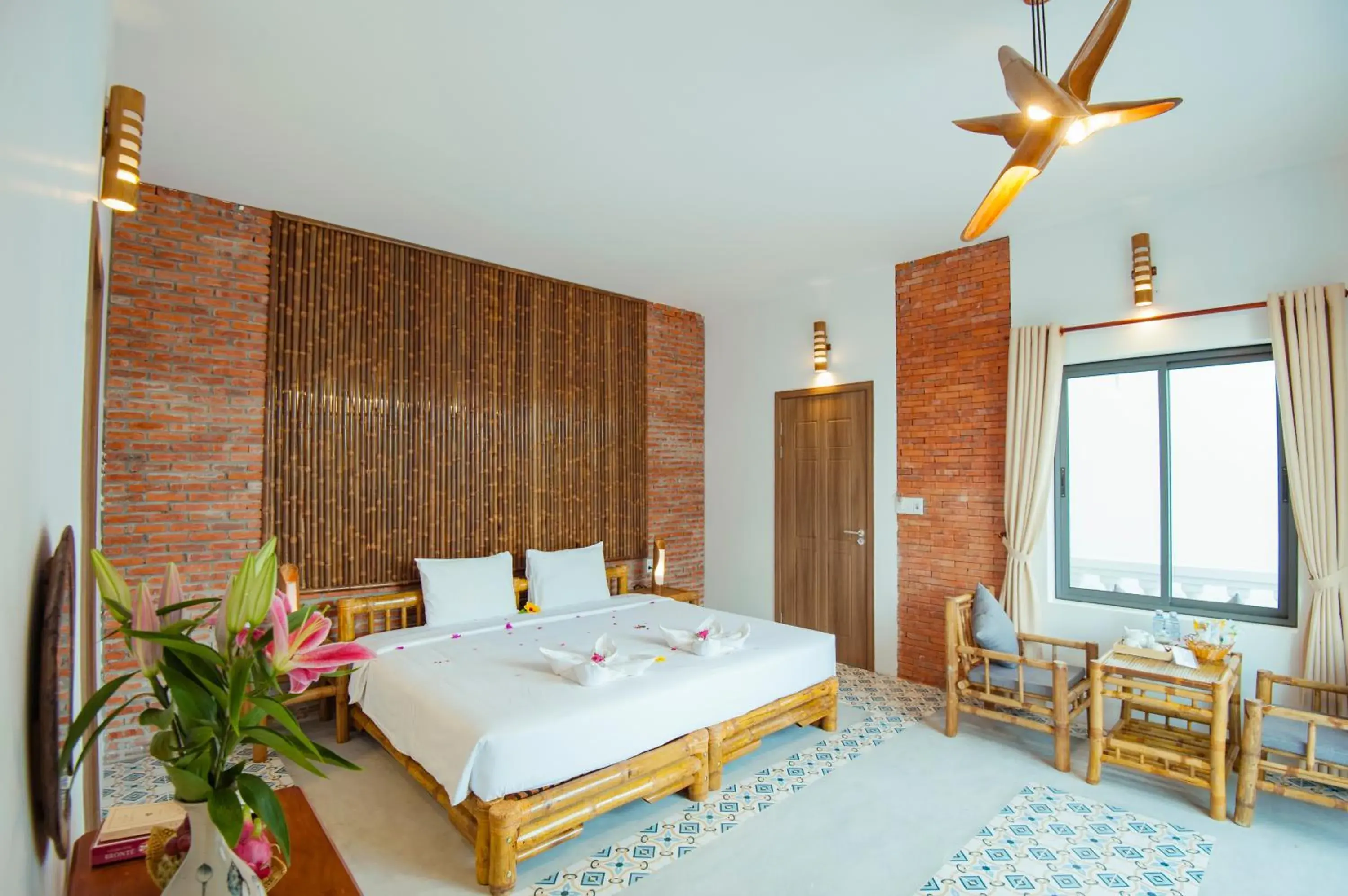 Bedroom, Bed in Hoi An Rustic Villa