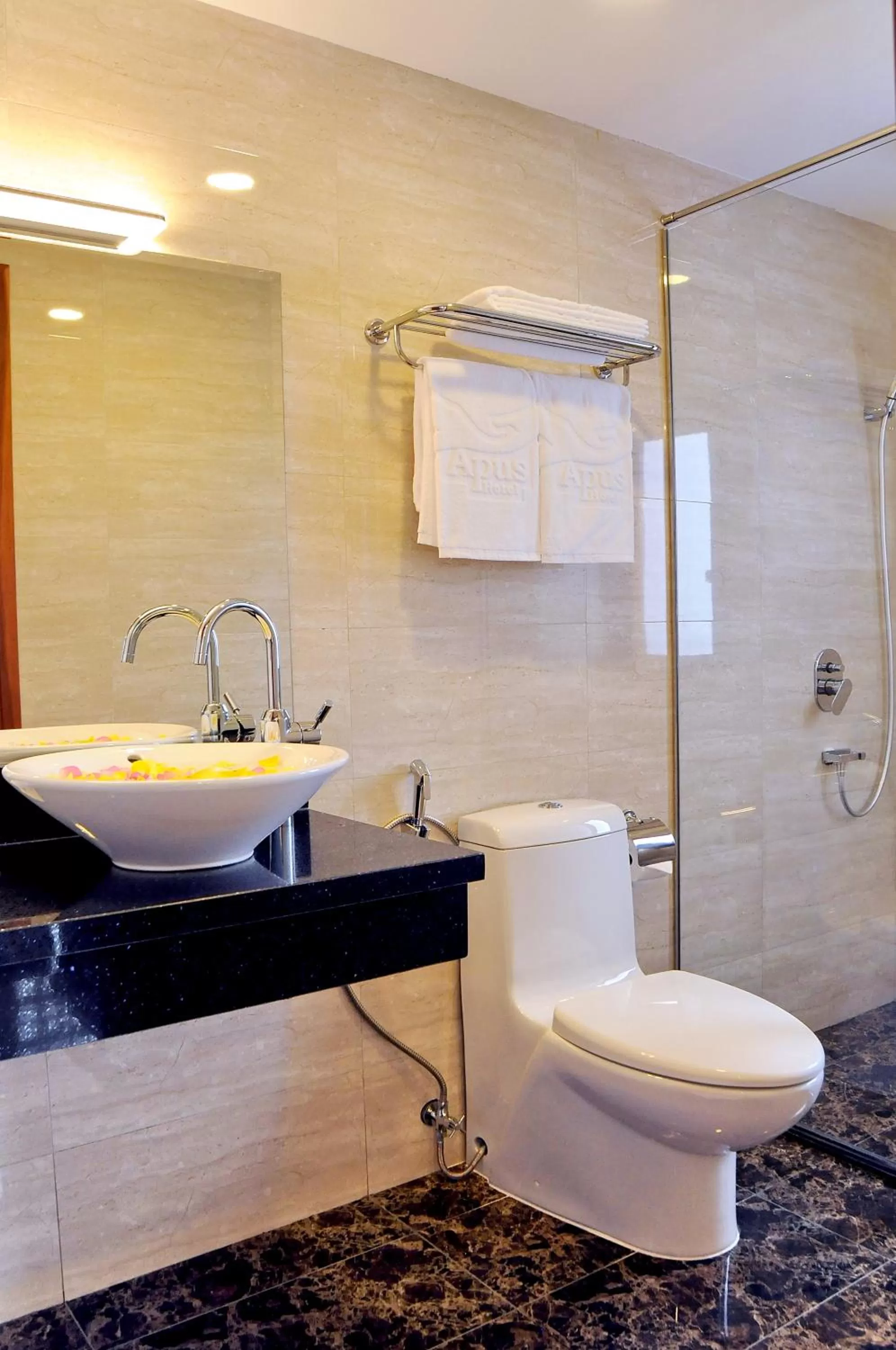 Bathroom in Apus Hotel