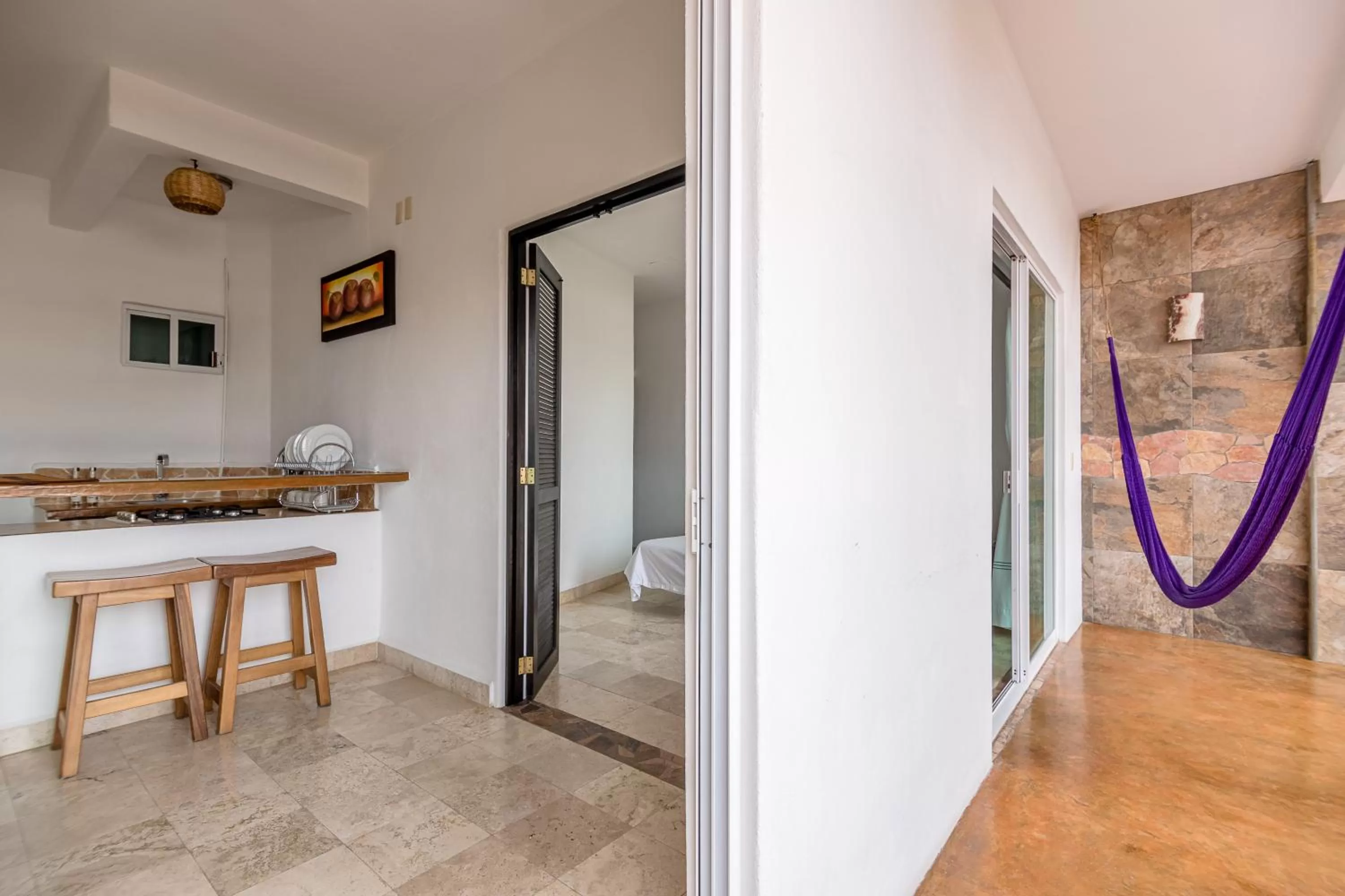 Dining area in Hotel Rockaway