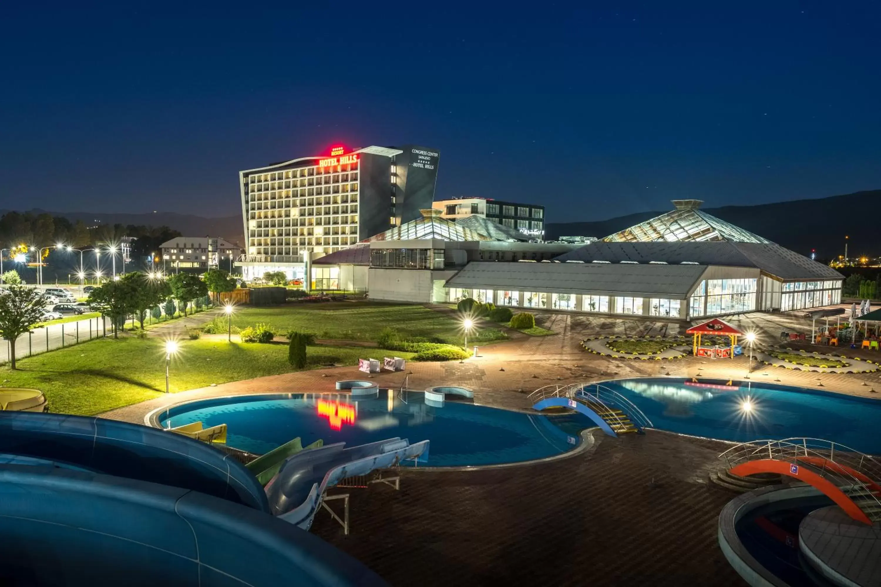Facade/entrance, Pool View in Hotel Hills Sarajevo Congress & Thermal Spa Resort