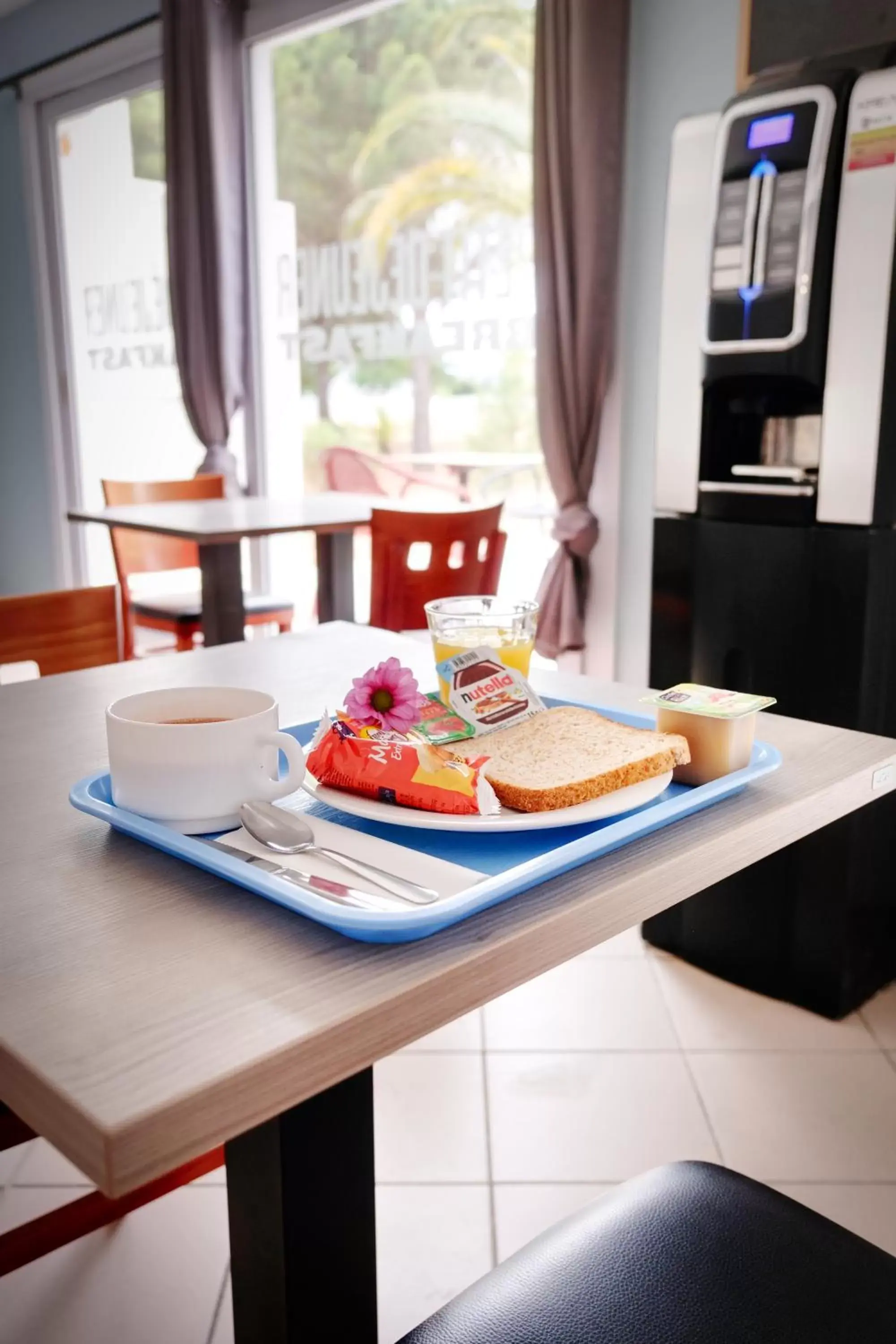 Buffet breakfast in Kyriad Direct Perpignan - Aeroport