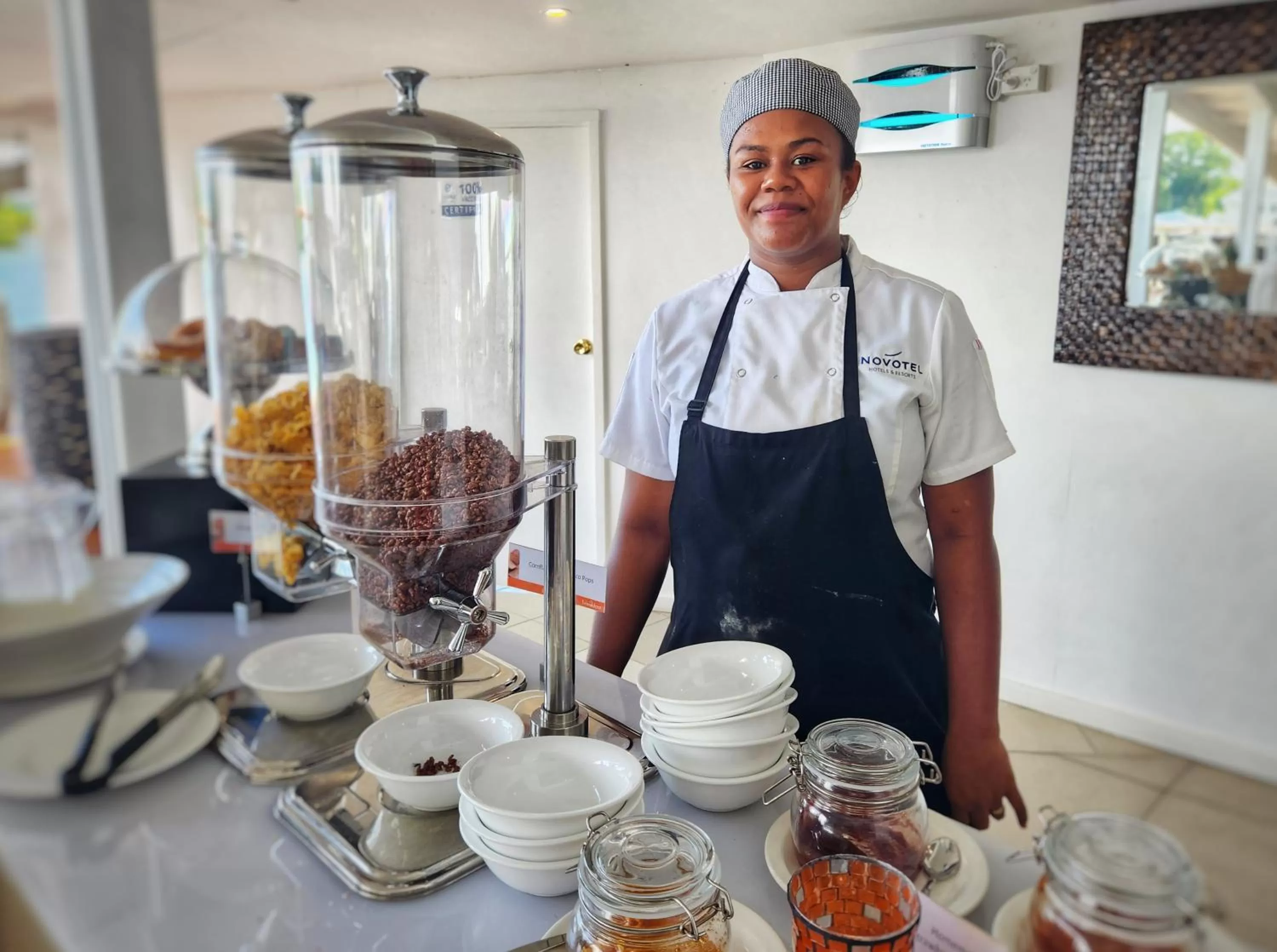 Breakfast in Novotel Suva Lami Bay