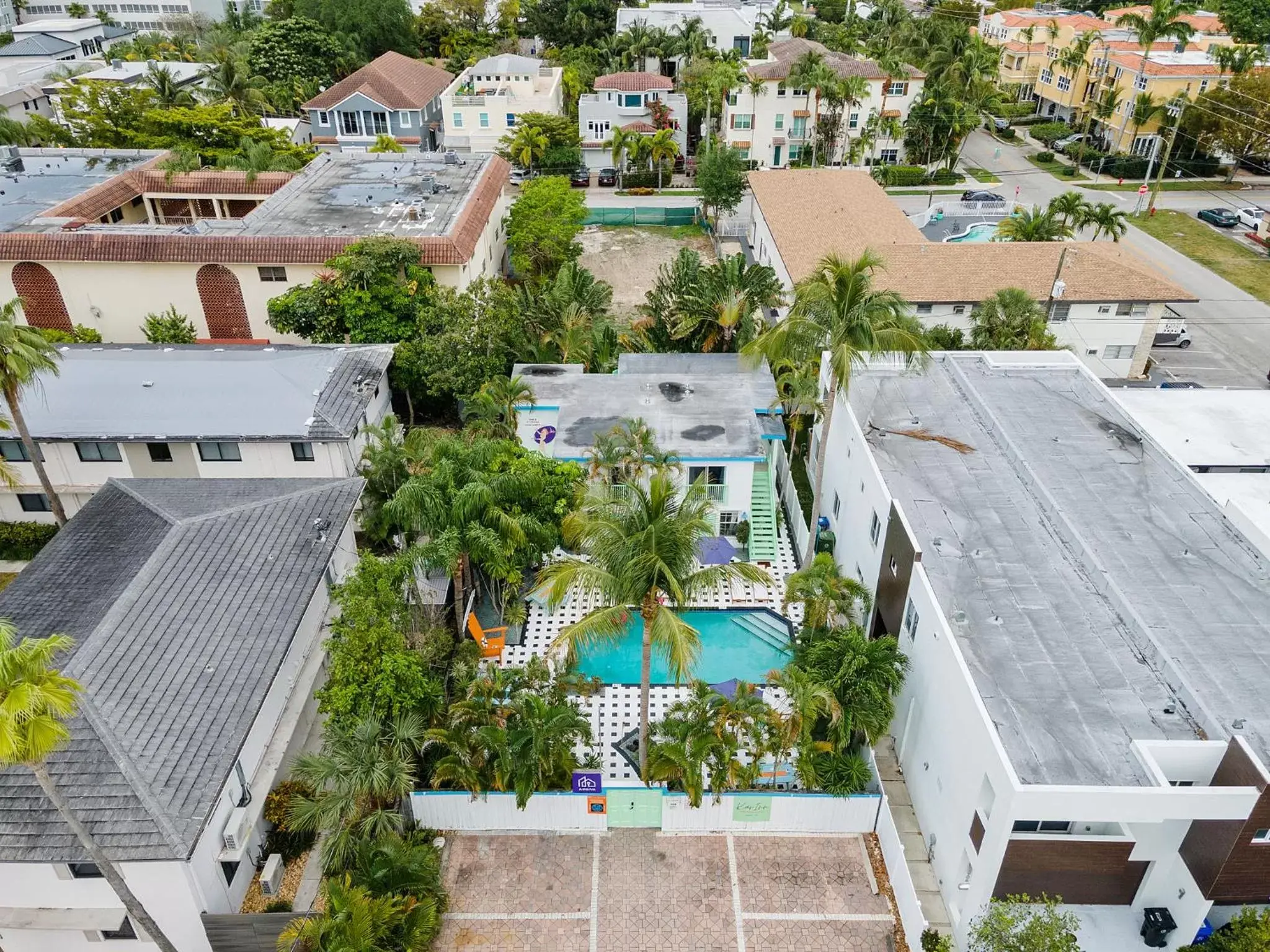 Property building, Bird's-eye View in Las Olas Guest House