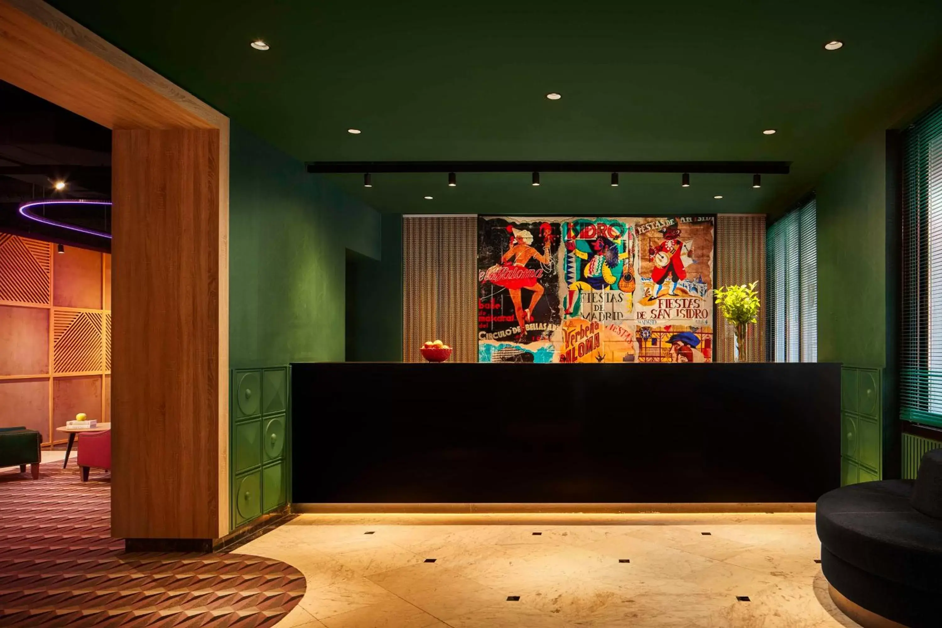 Lobby or reception, Lobby/Reception in Avani Alonso Martinez Madrid hotel -previously NH Alonso Martinez-