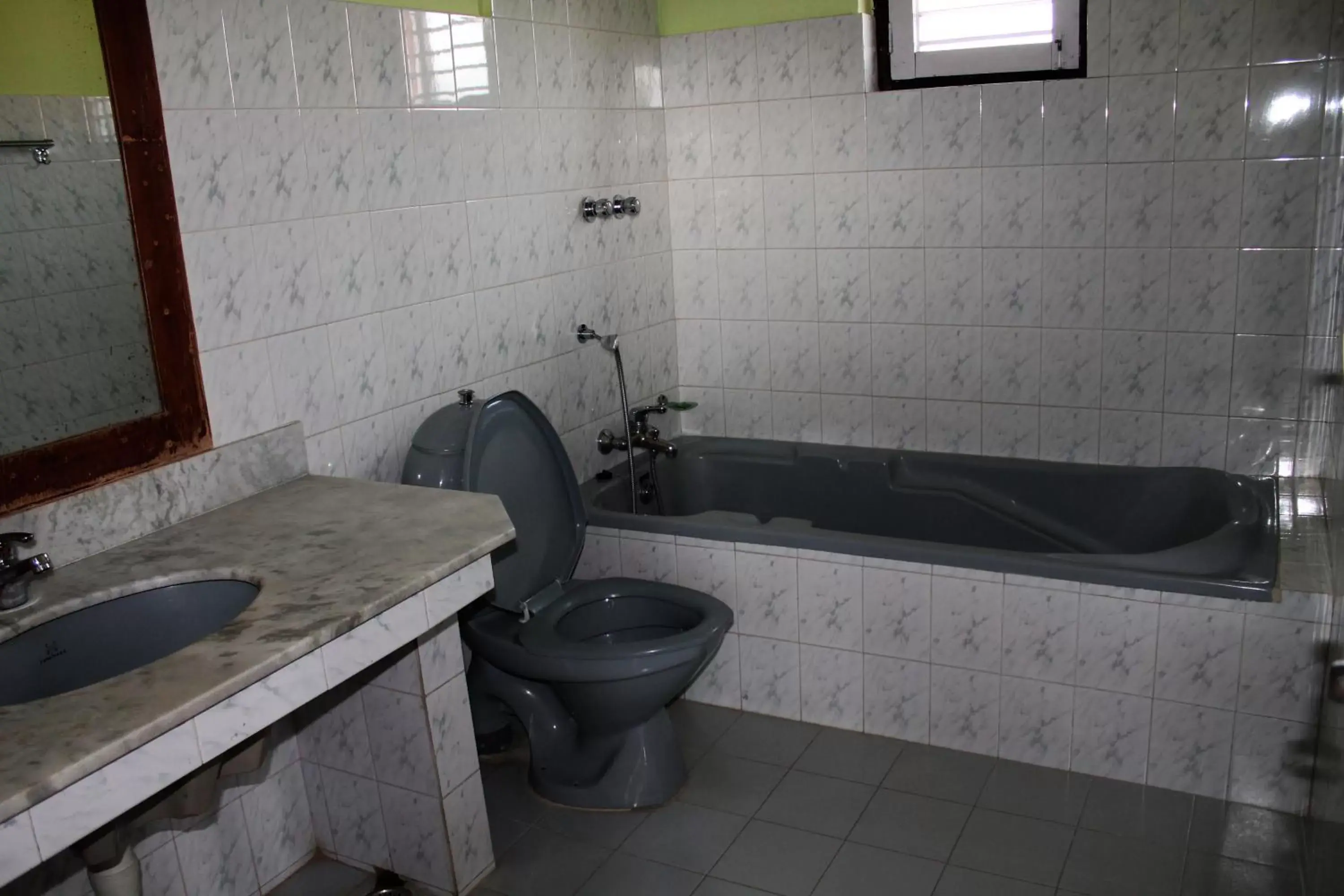Bathroom in New Pokhara Lodge - Lakeside, Pokhara Nepal
