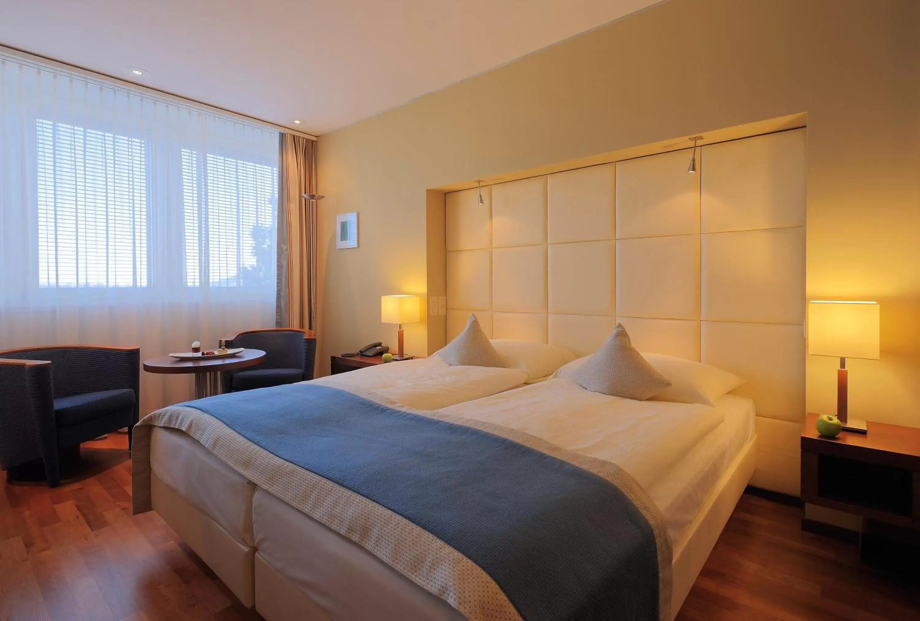 Bed in Radisson Blu Hotel, St. Gallen