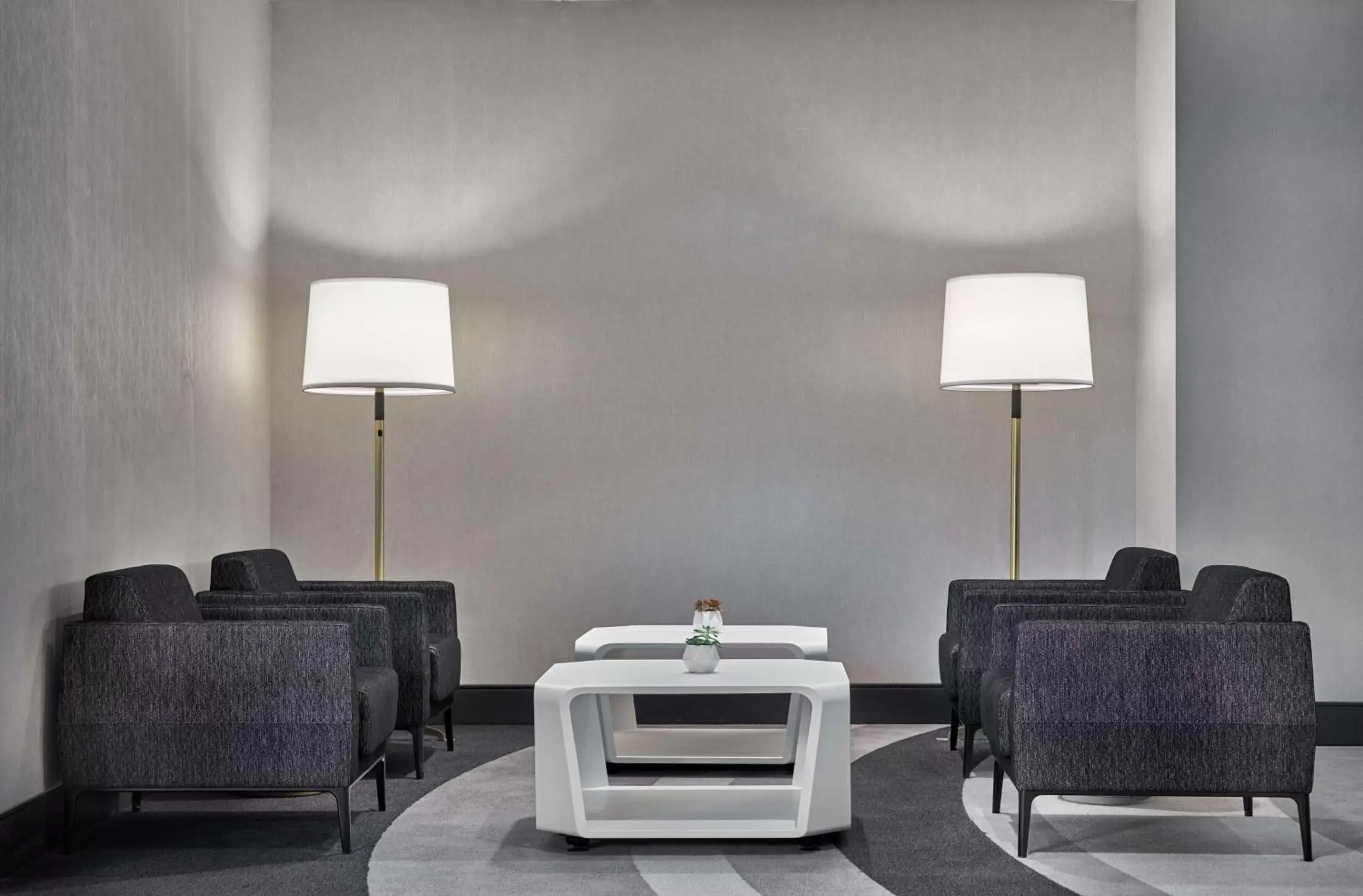 Lobby or reception in Hilton Des Moines Downtown Lobby or reception in Hilton Des Moines Downtown