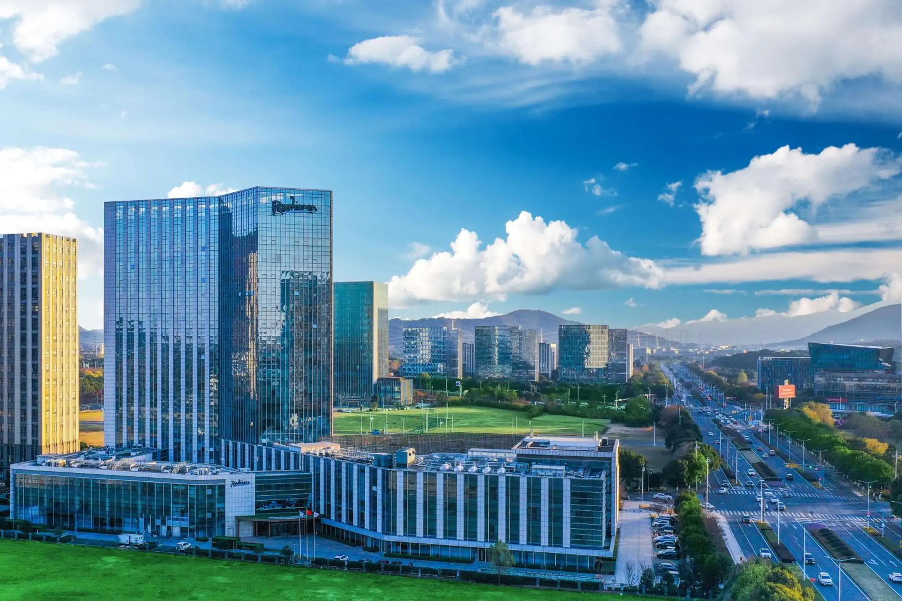 Property building in Radisson Suzhou Property building in Radisson Suzhou