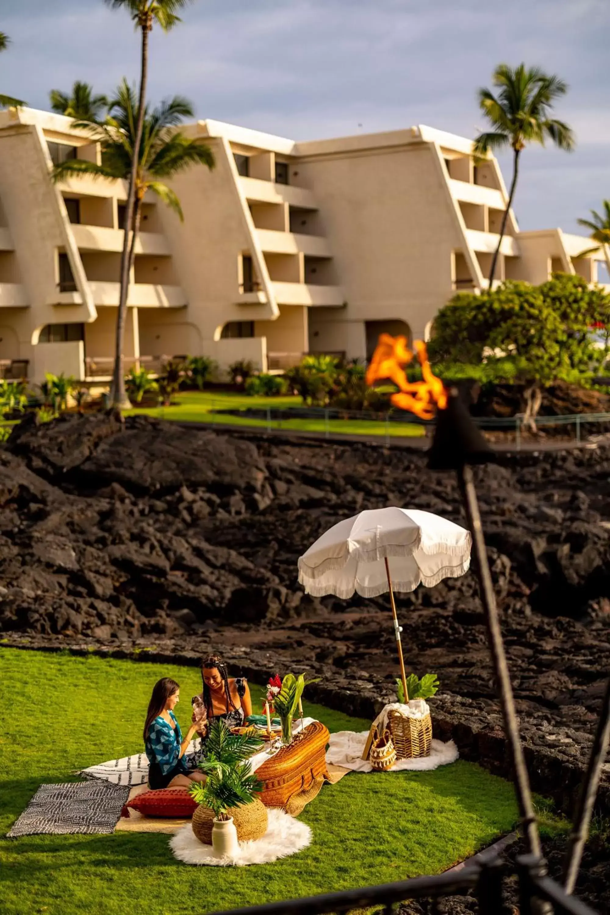 Property Building in Outrigger Kona Resort and Spa